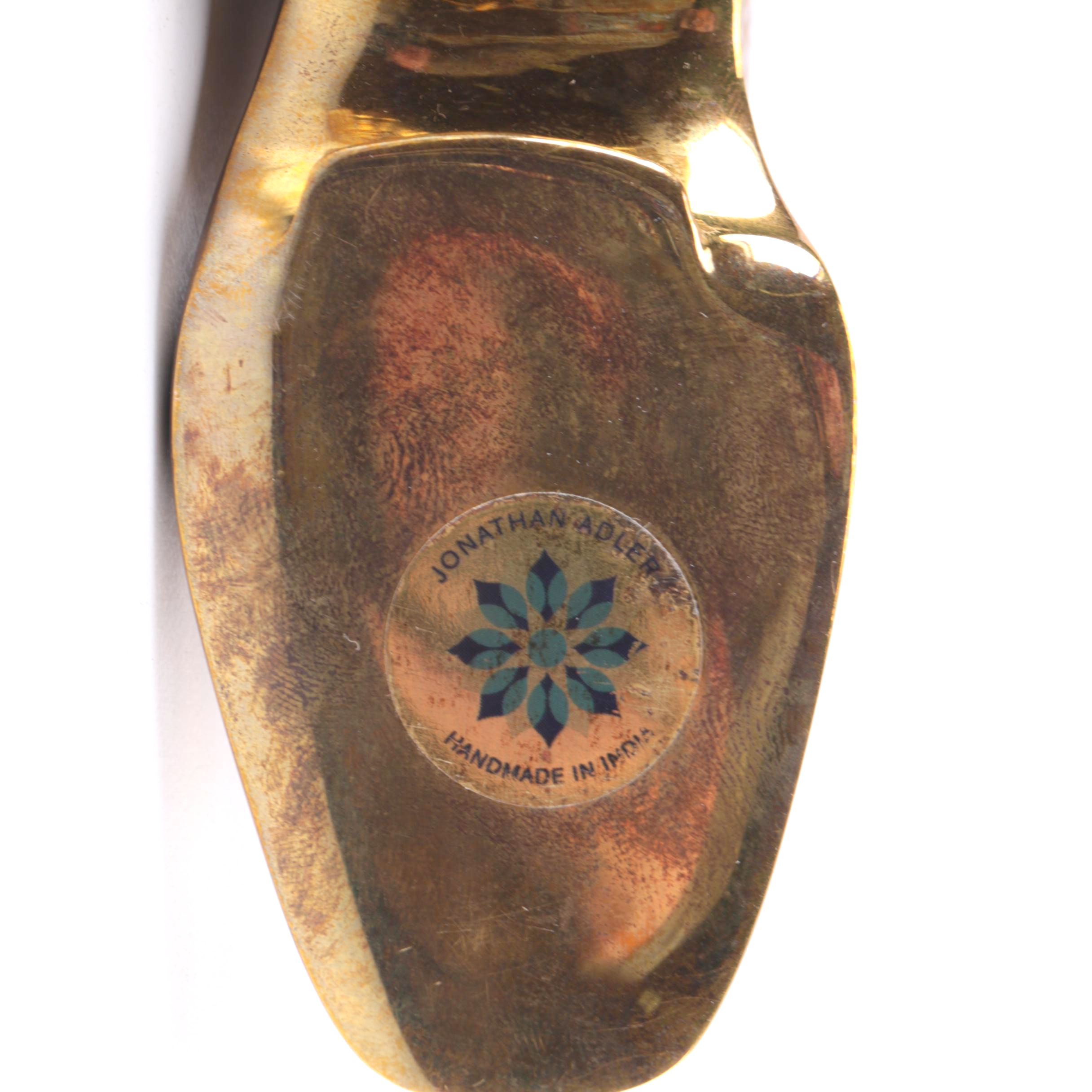 Jonathan Adler Brass Brogue Shoe Bottle Openers