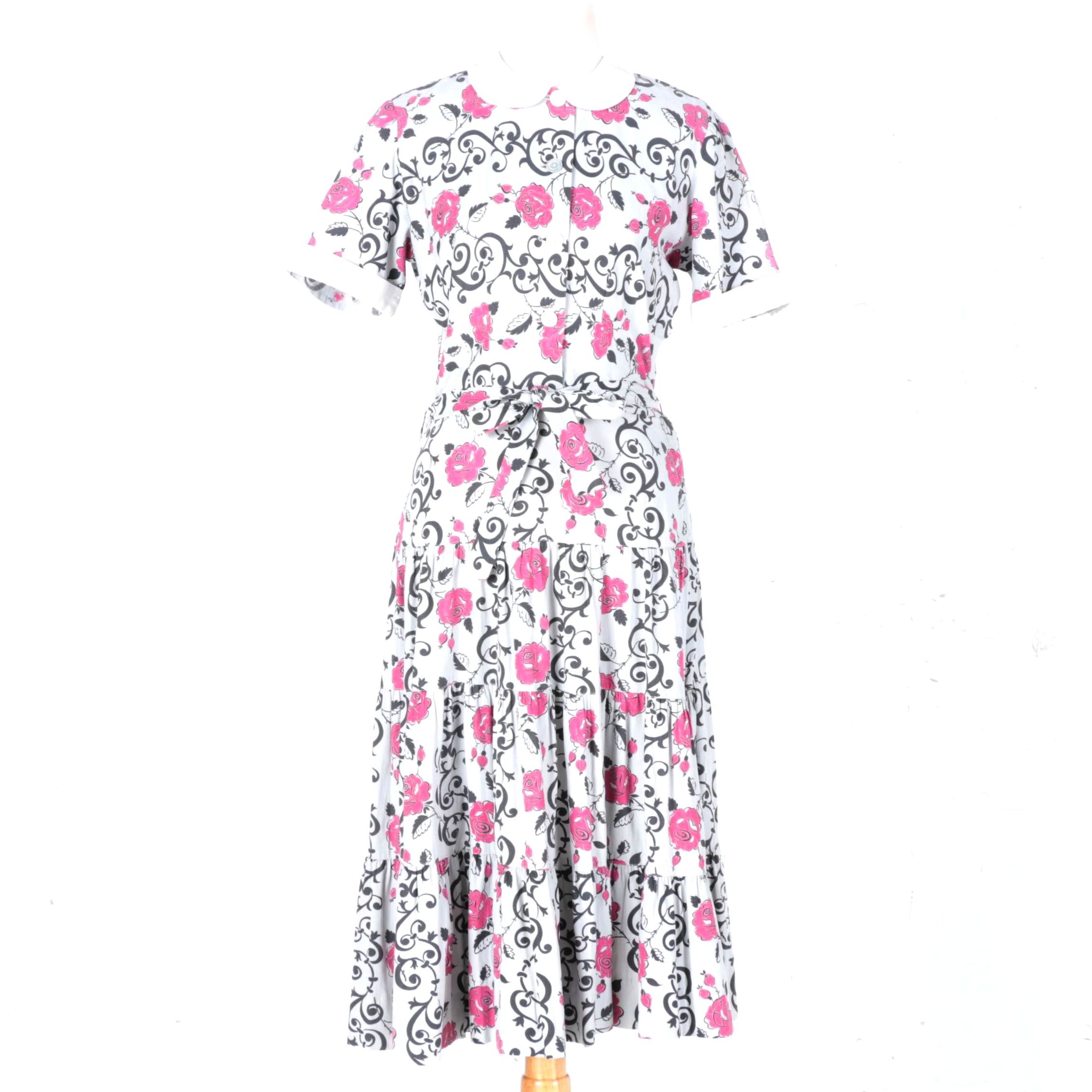 Vintage Handmade Floral Dress