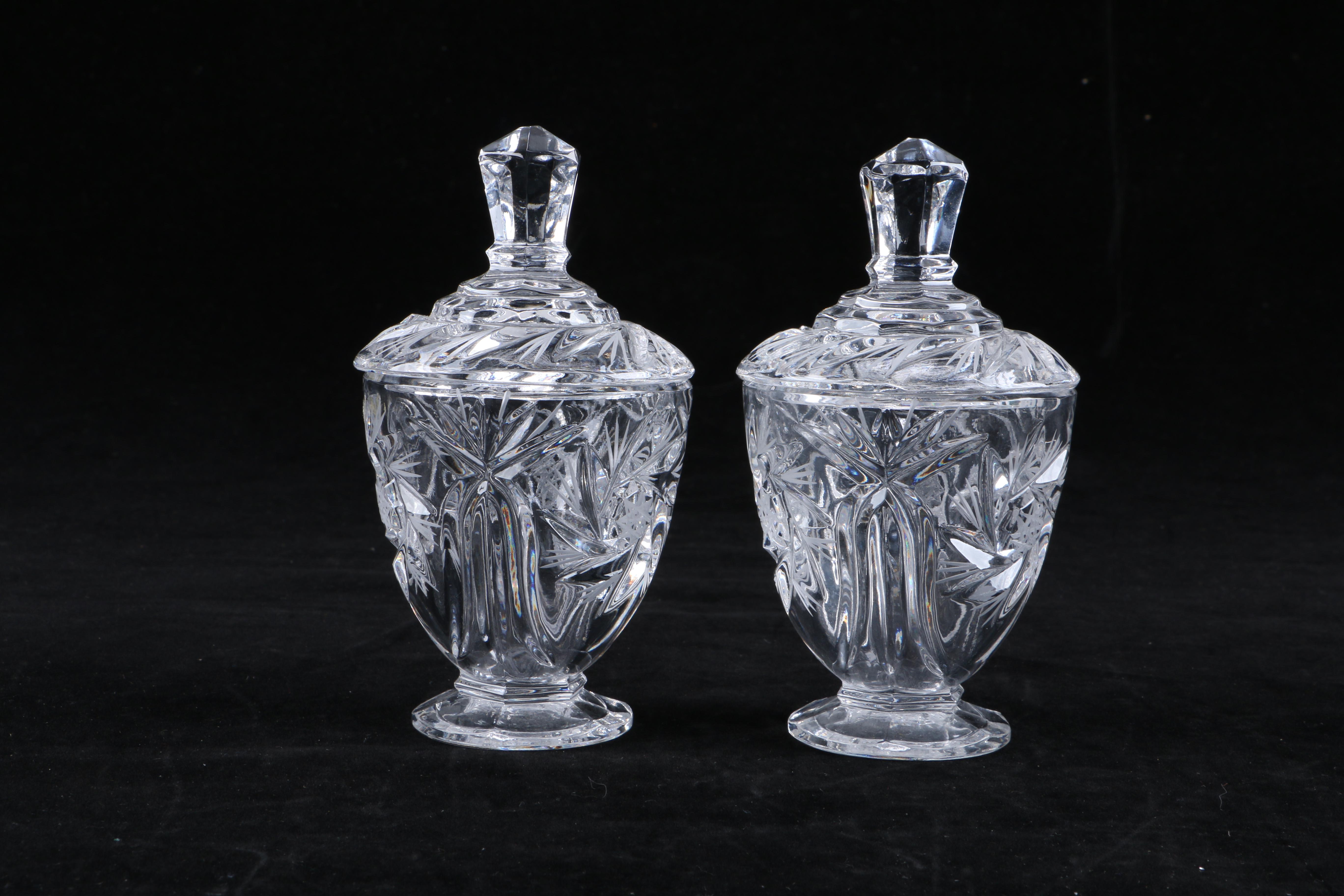 Collection of Crystal and Glass Tableware Including Violetta