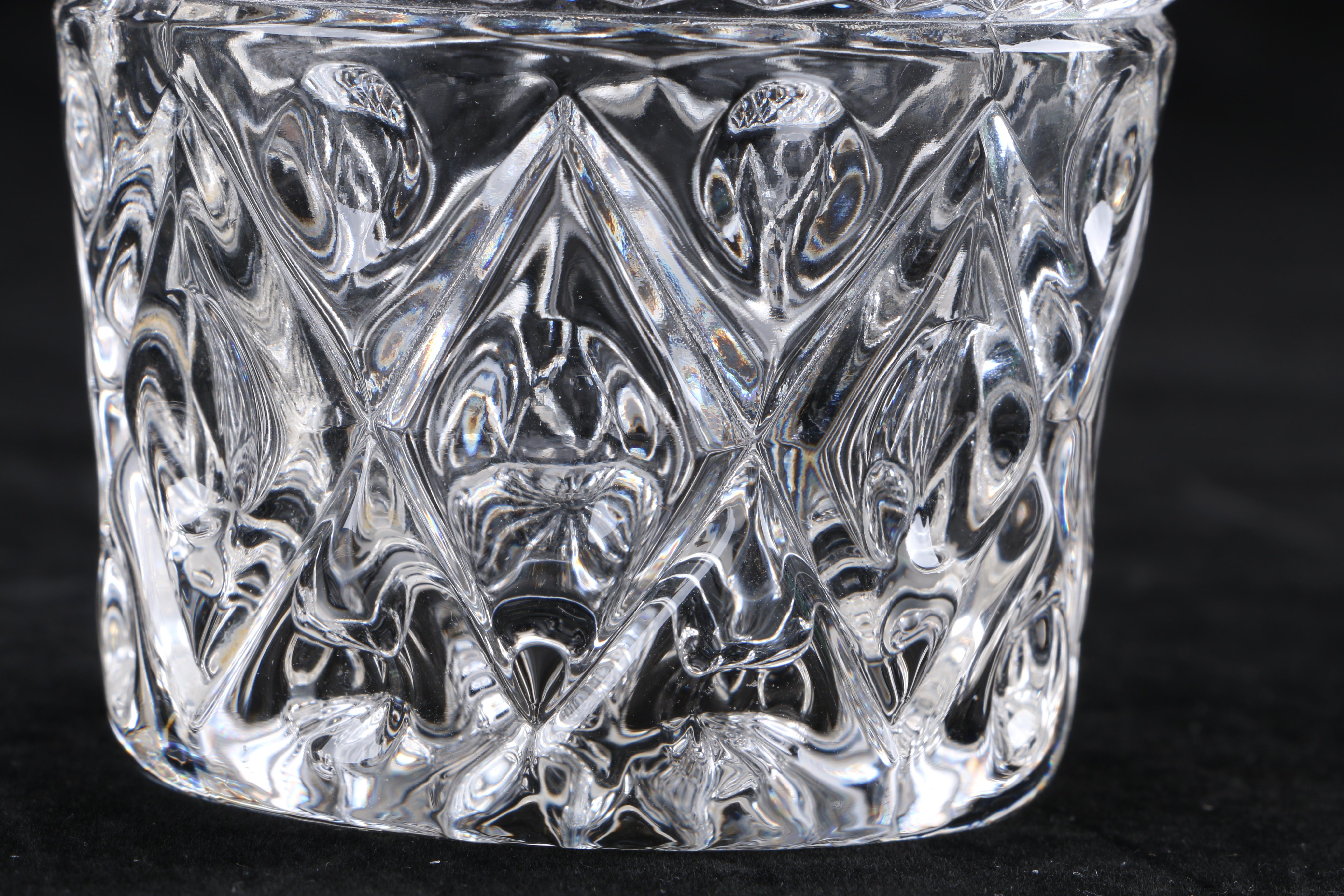Collection of Crystal and Glass Tableware Including Violetta