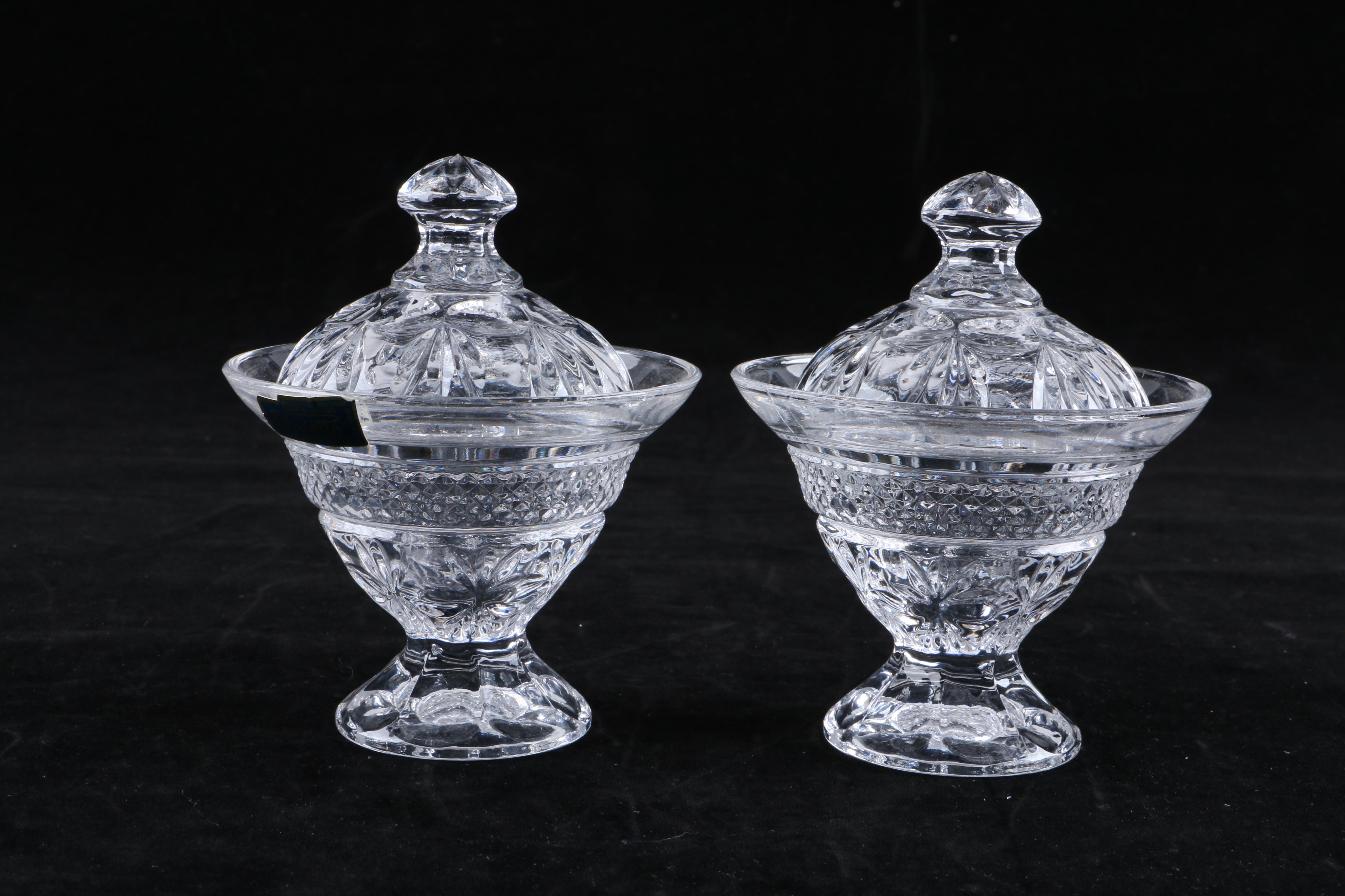Collection of Crystal and Glass Tableware Including Violetta