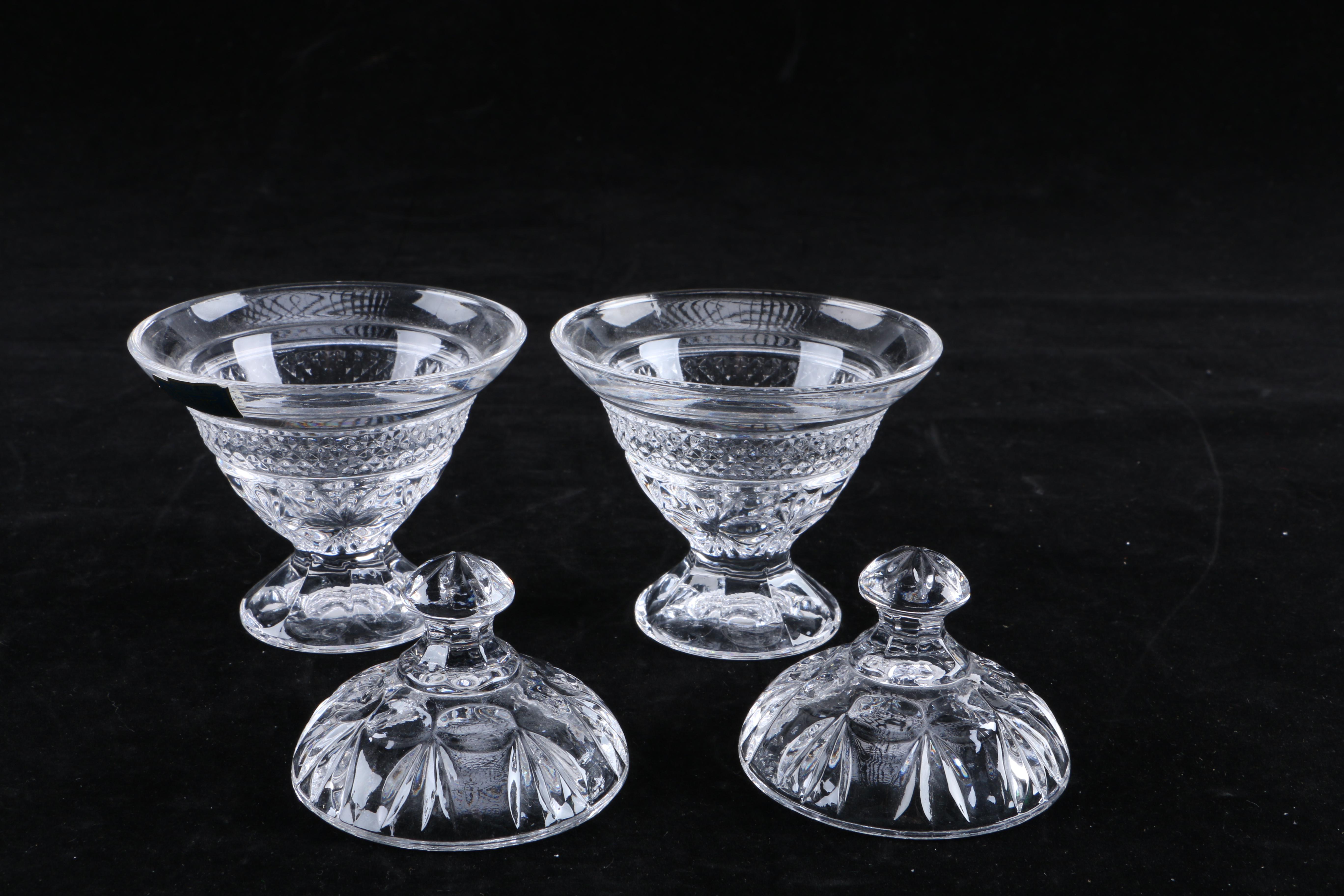 Collection of Crystal and Glass Tableware Including Violetta