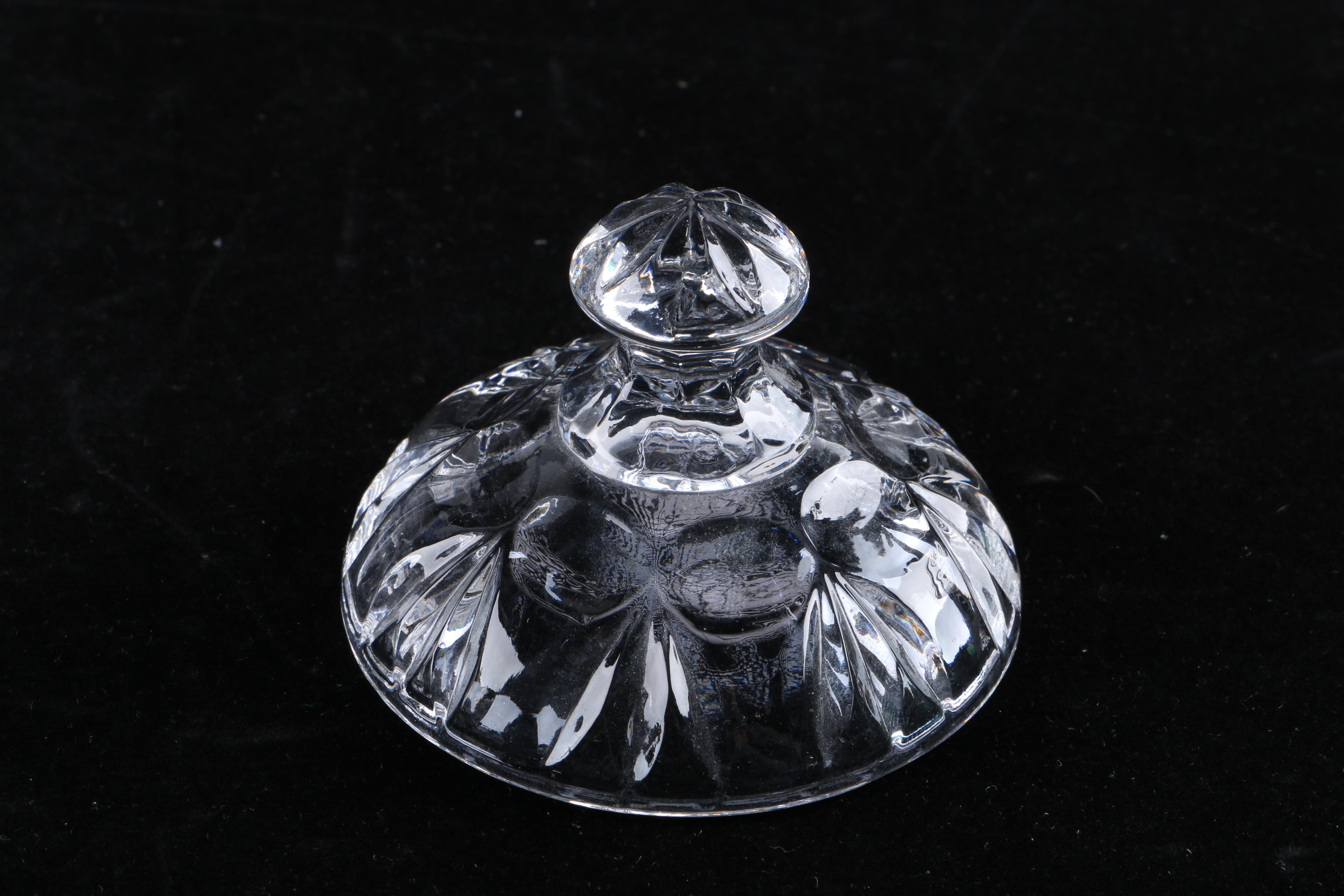 Collection of Crystal and Glass Tableware Including Violetta
