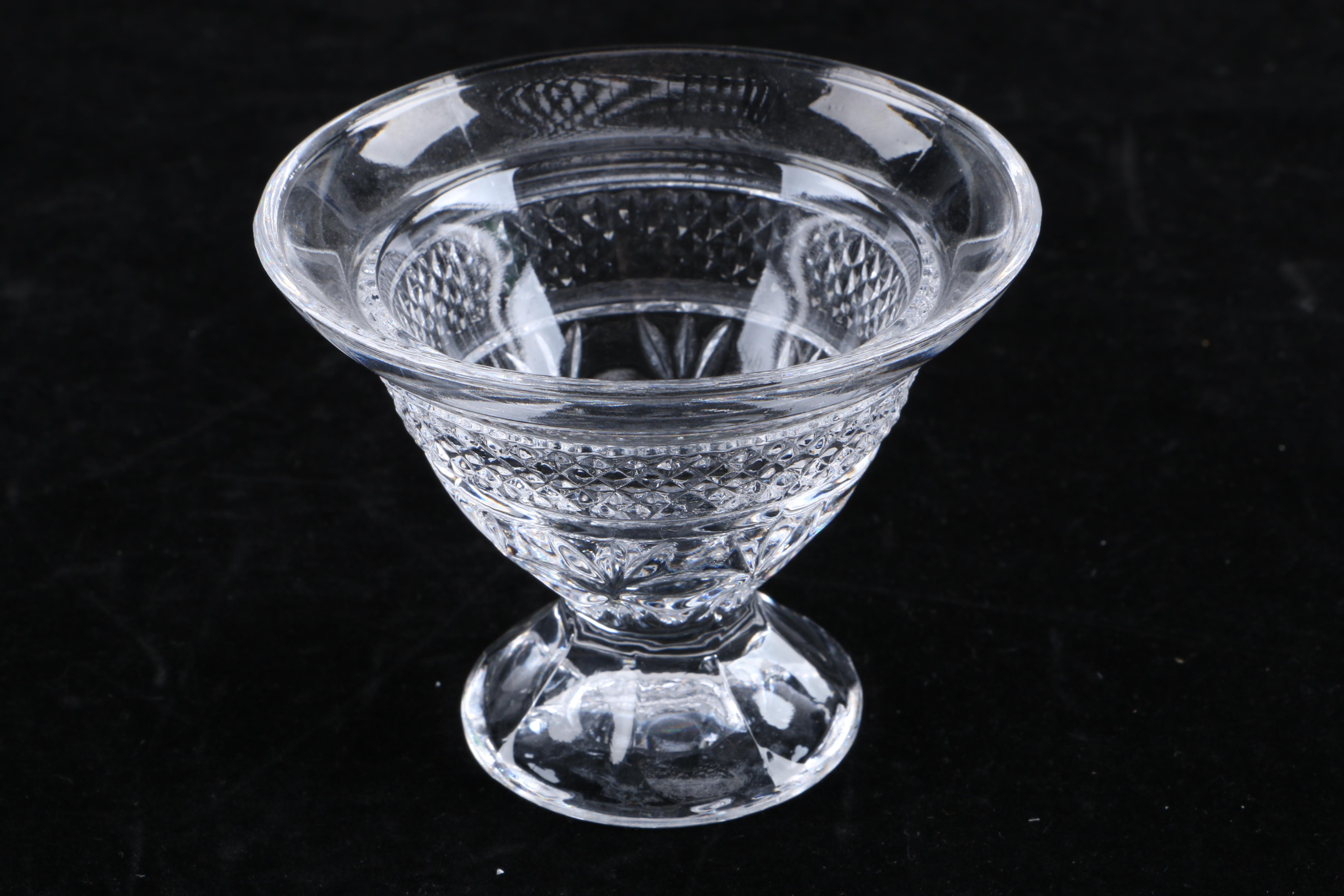 Collection of Crystal and Glass Tableware Including Violetta