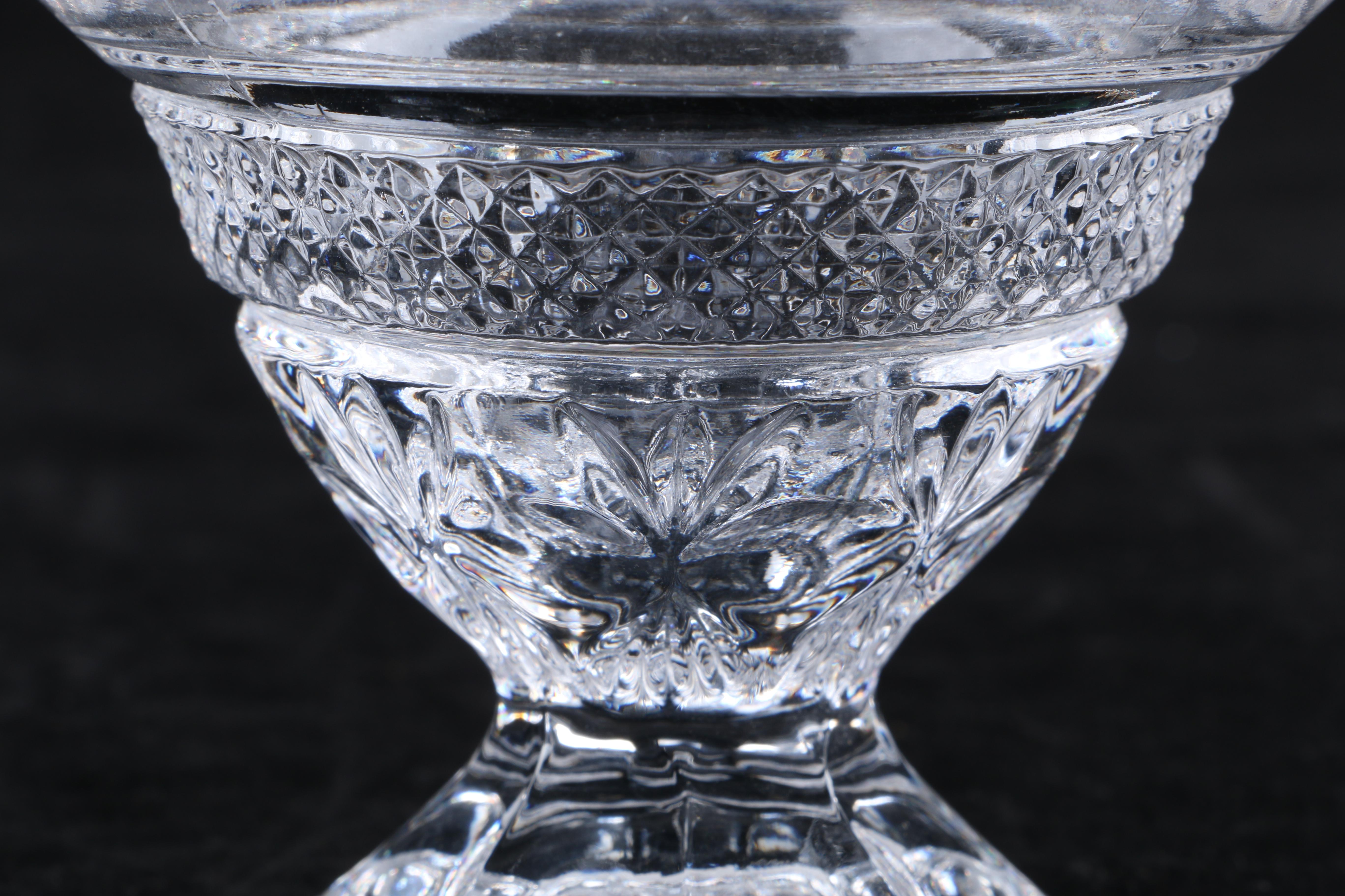 Collection of Crystal and Glass Tableware Including Violetta