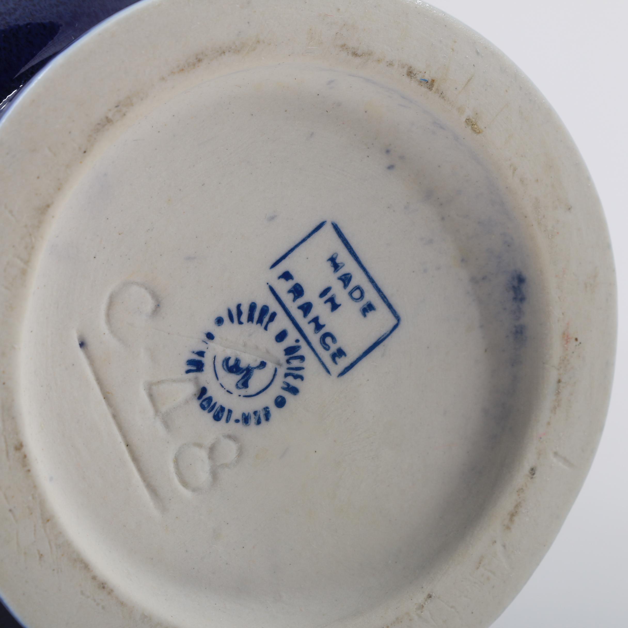 Dedham Pottery Toothbrush Holder and Saint-Uze Ceramic Jug