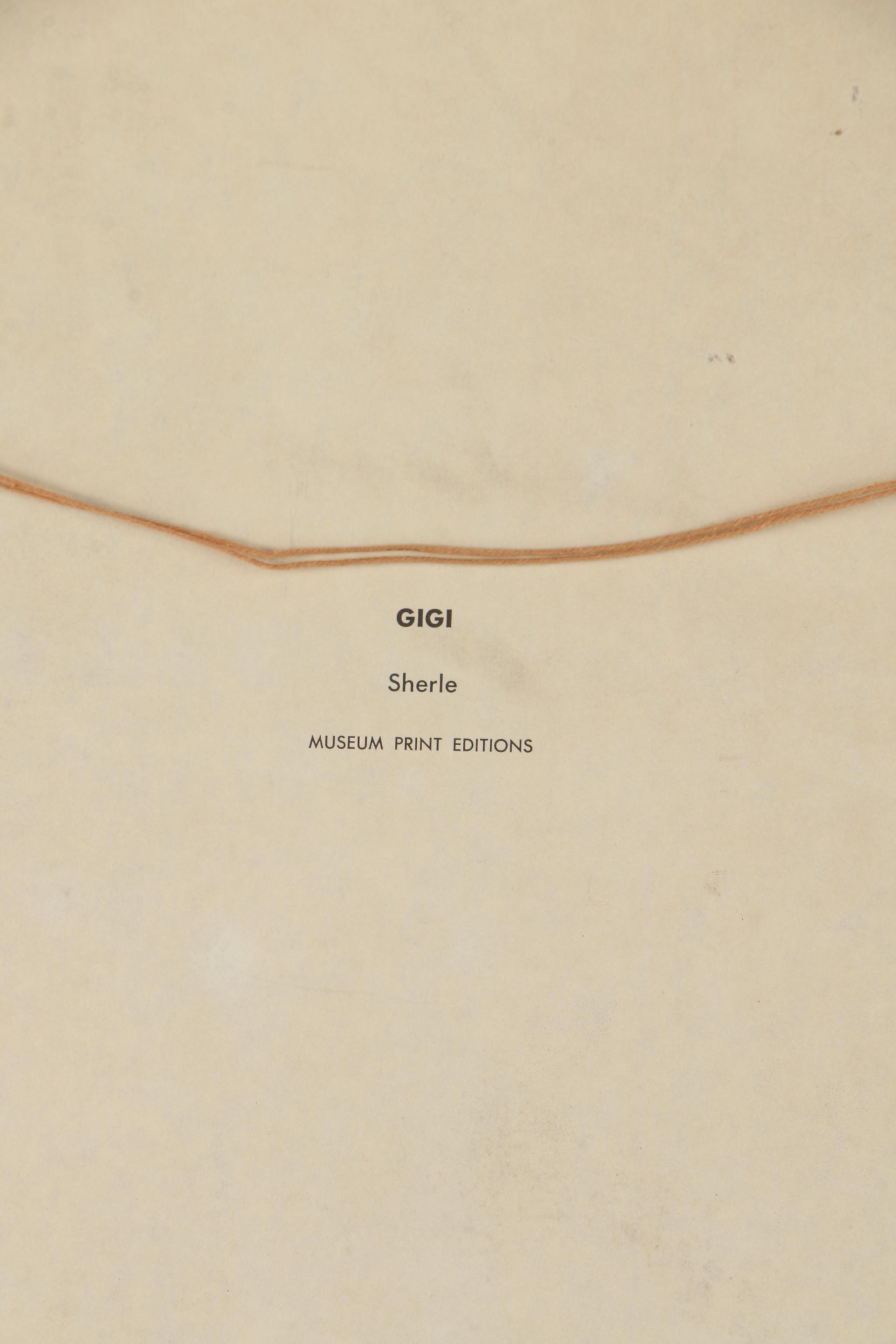 Pair of Mid-Century Offset Lithograph Museum Prints After Sherle Wood "Jacques" and "Gigi"
