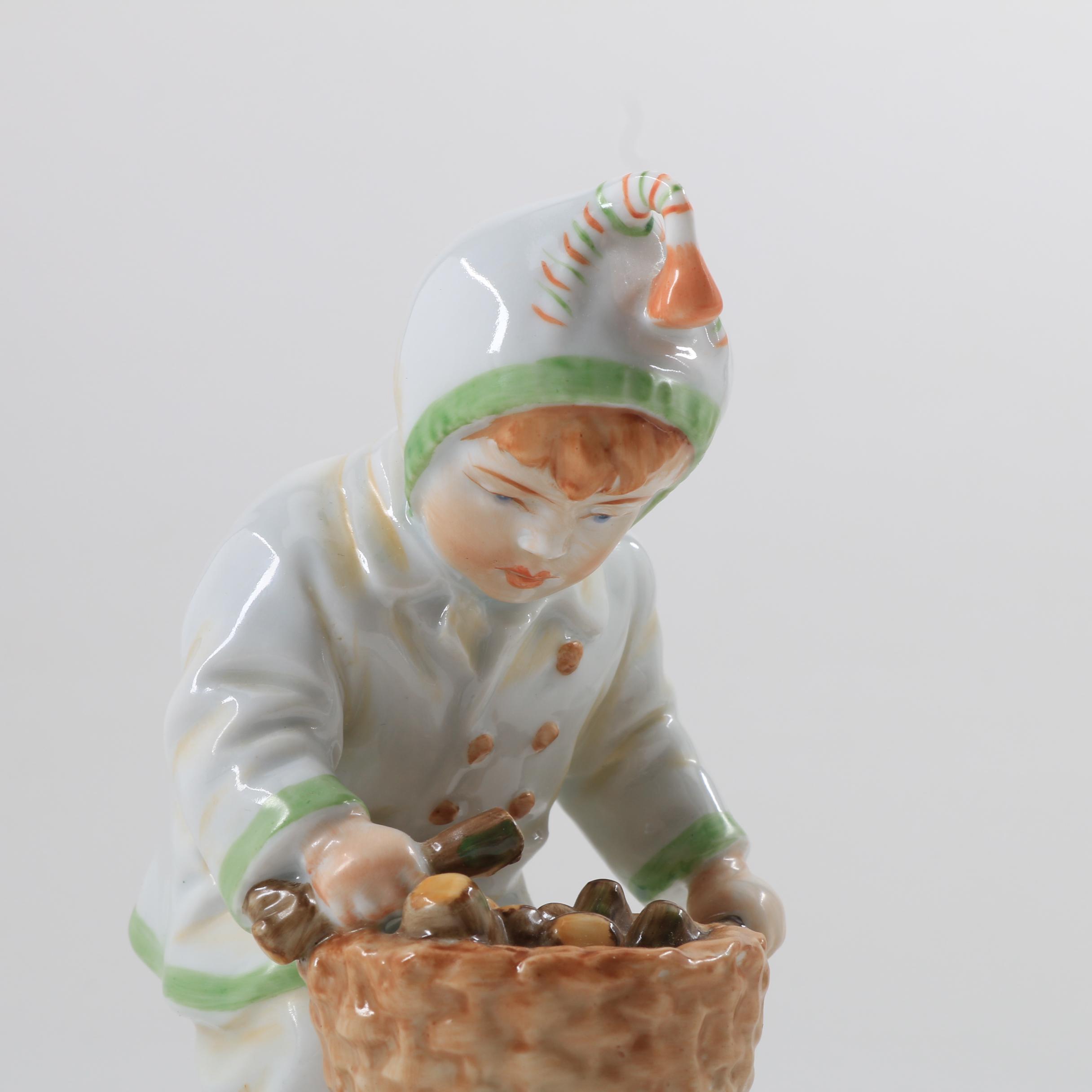 Two Zsolnay Pottery Porcelain Figurines