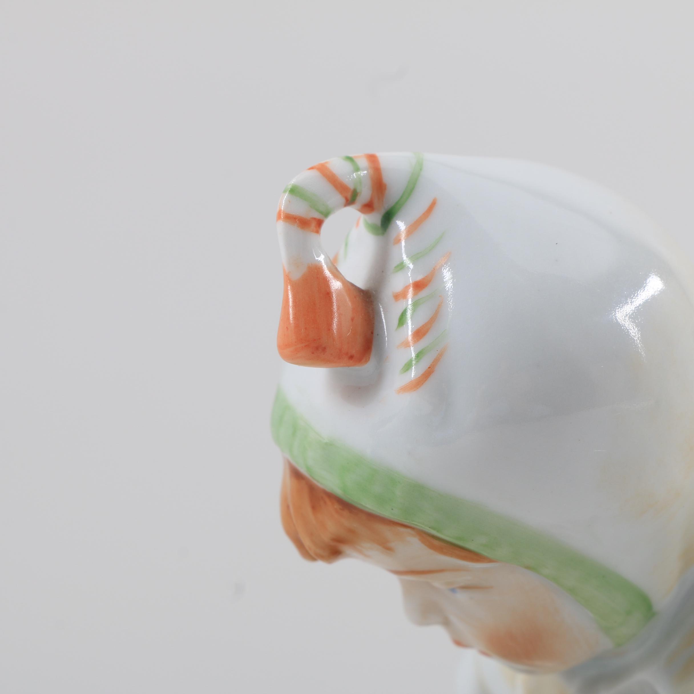 Two Zsolnay Pottery Porcelain Figurines