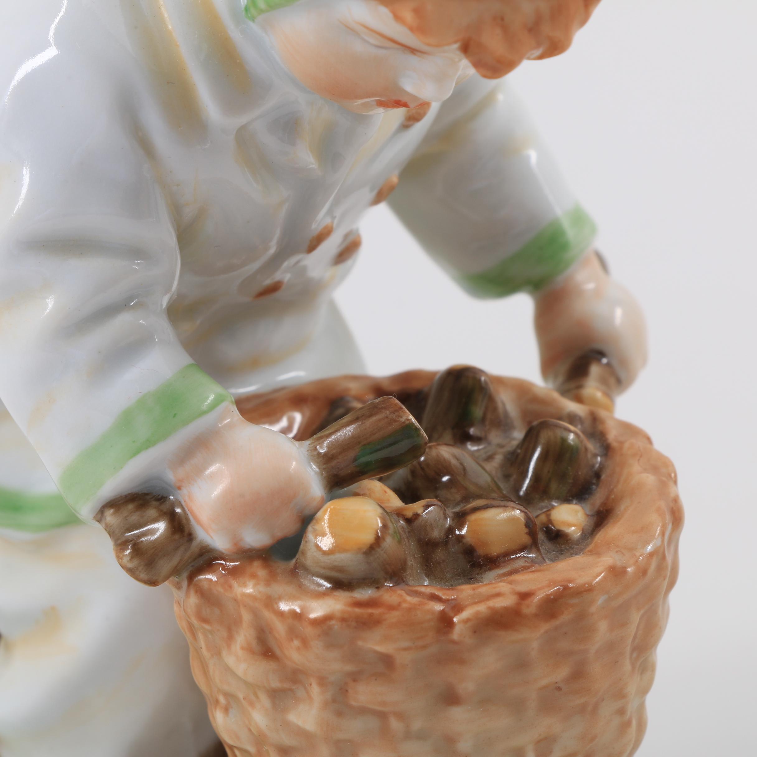 Two Zsolnay Pottery Porcelain Figurines