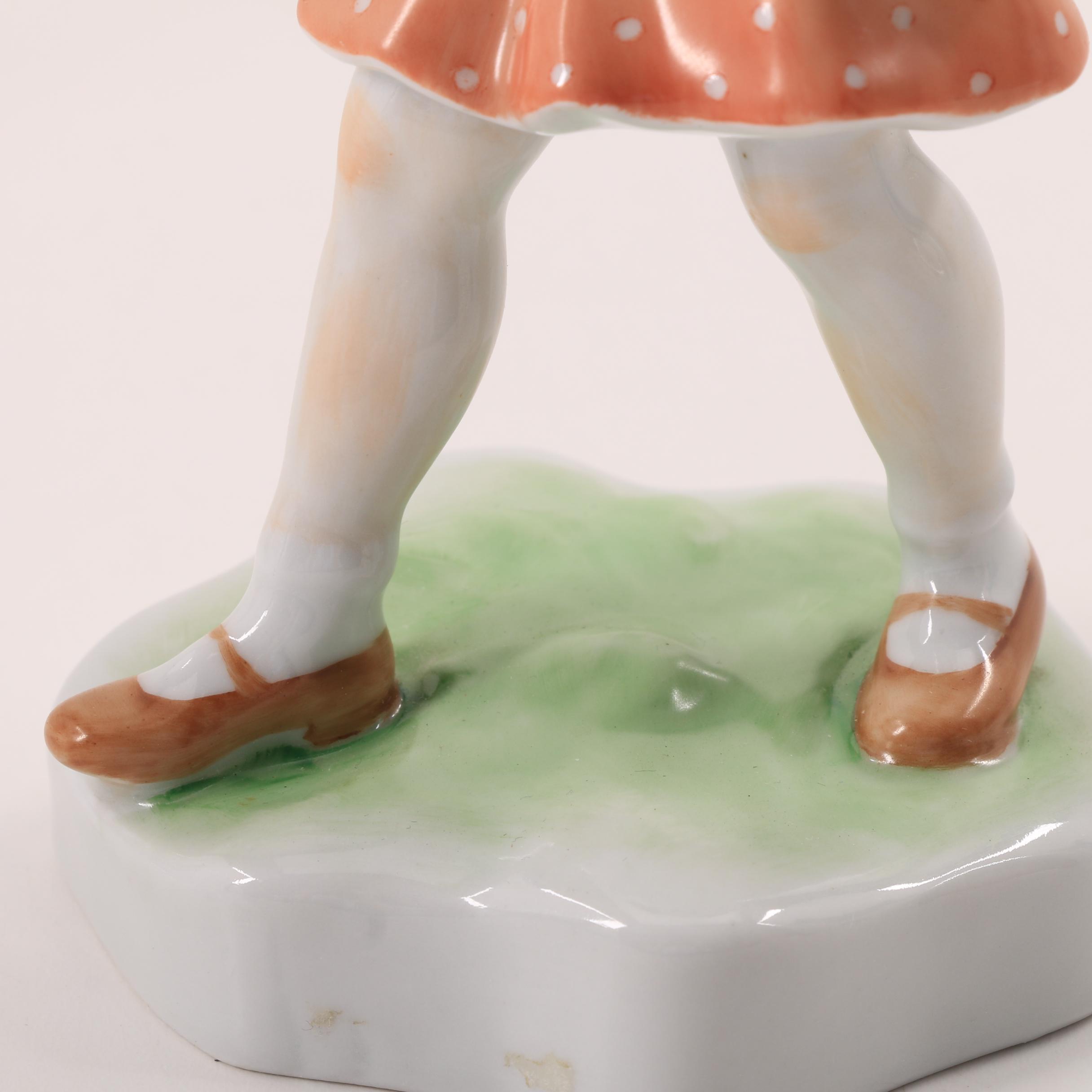 Two Zsolnay Pottery Porcelain Figurines