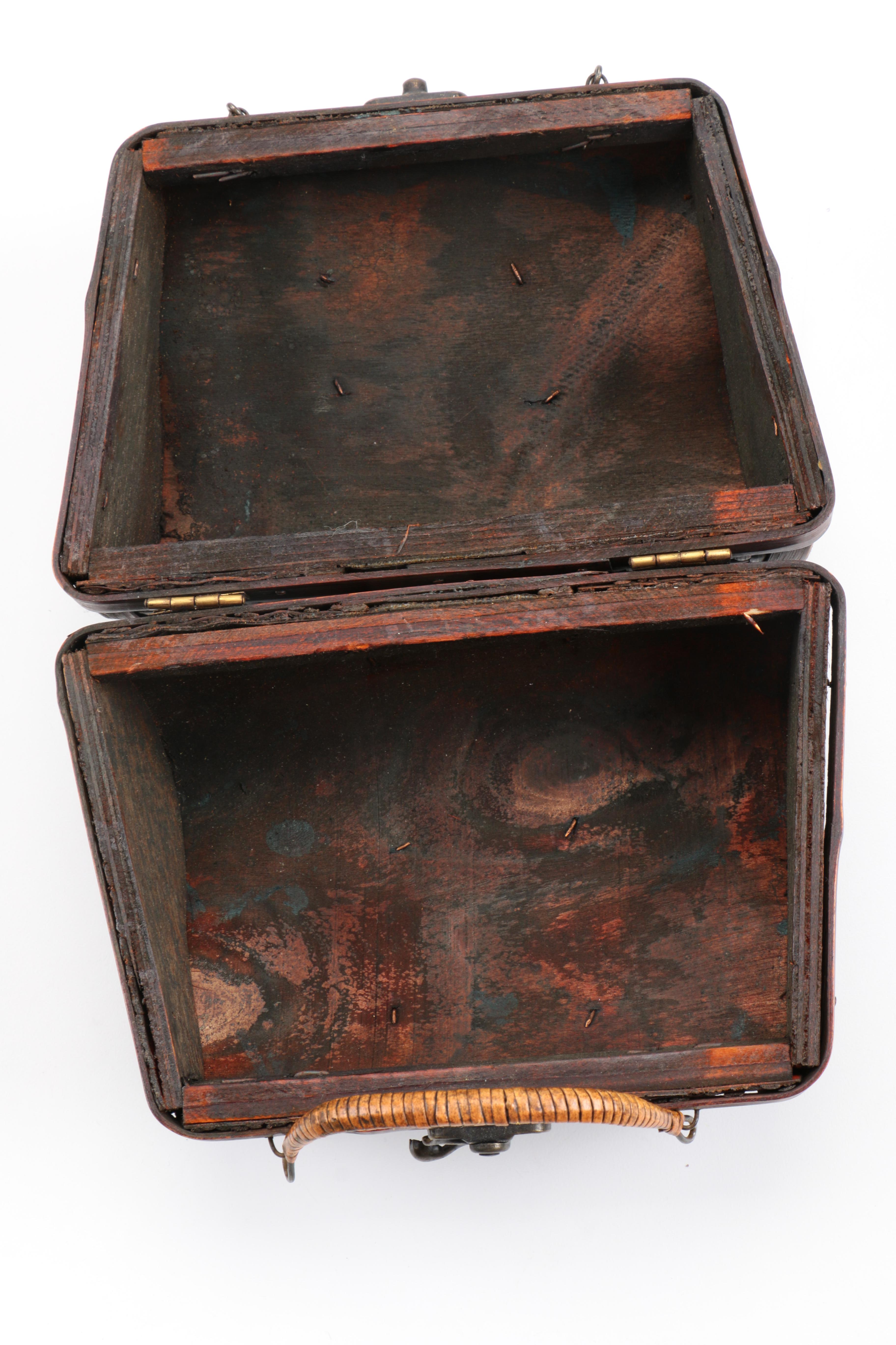 Woven Basketweave Handbag, Beaded Reticule, and Frame Bag