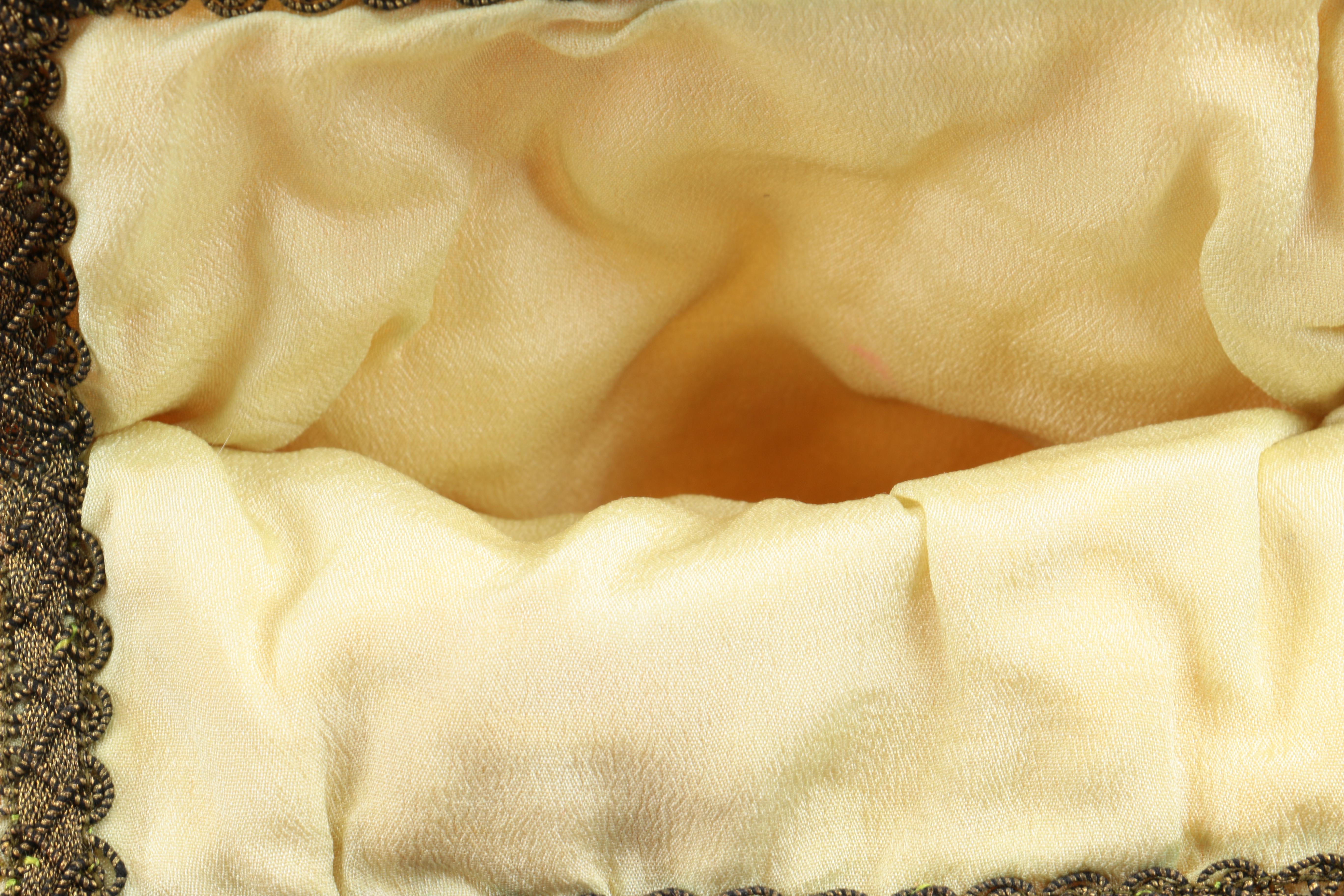 Woven Basketweave Handbag, Beaded Reticule, and Frame Bag