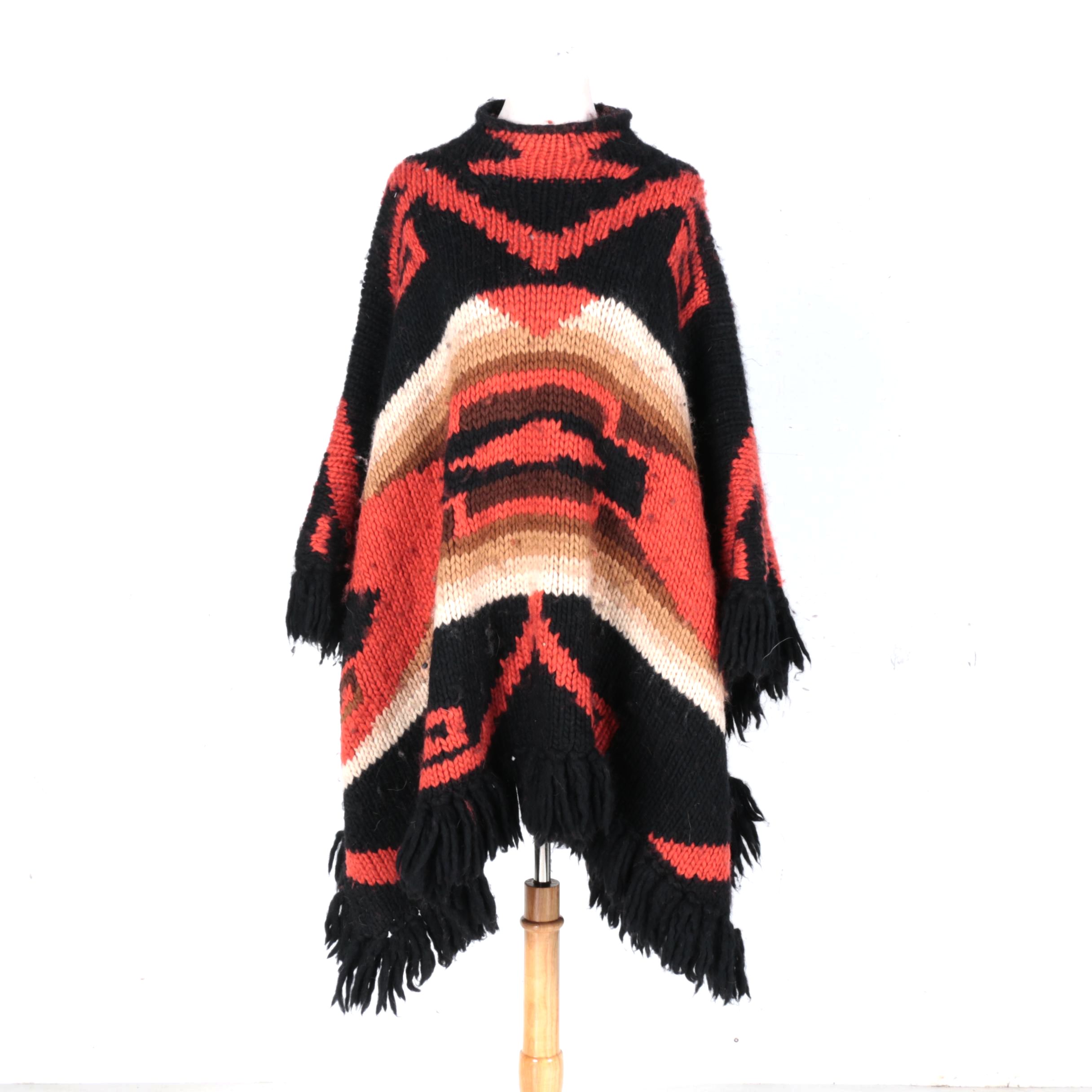 Lauren Ralph Lauren Knit Poncho