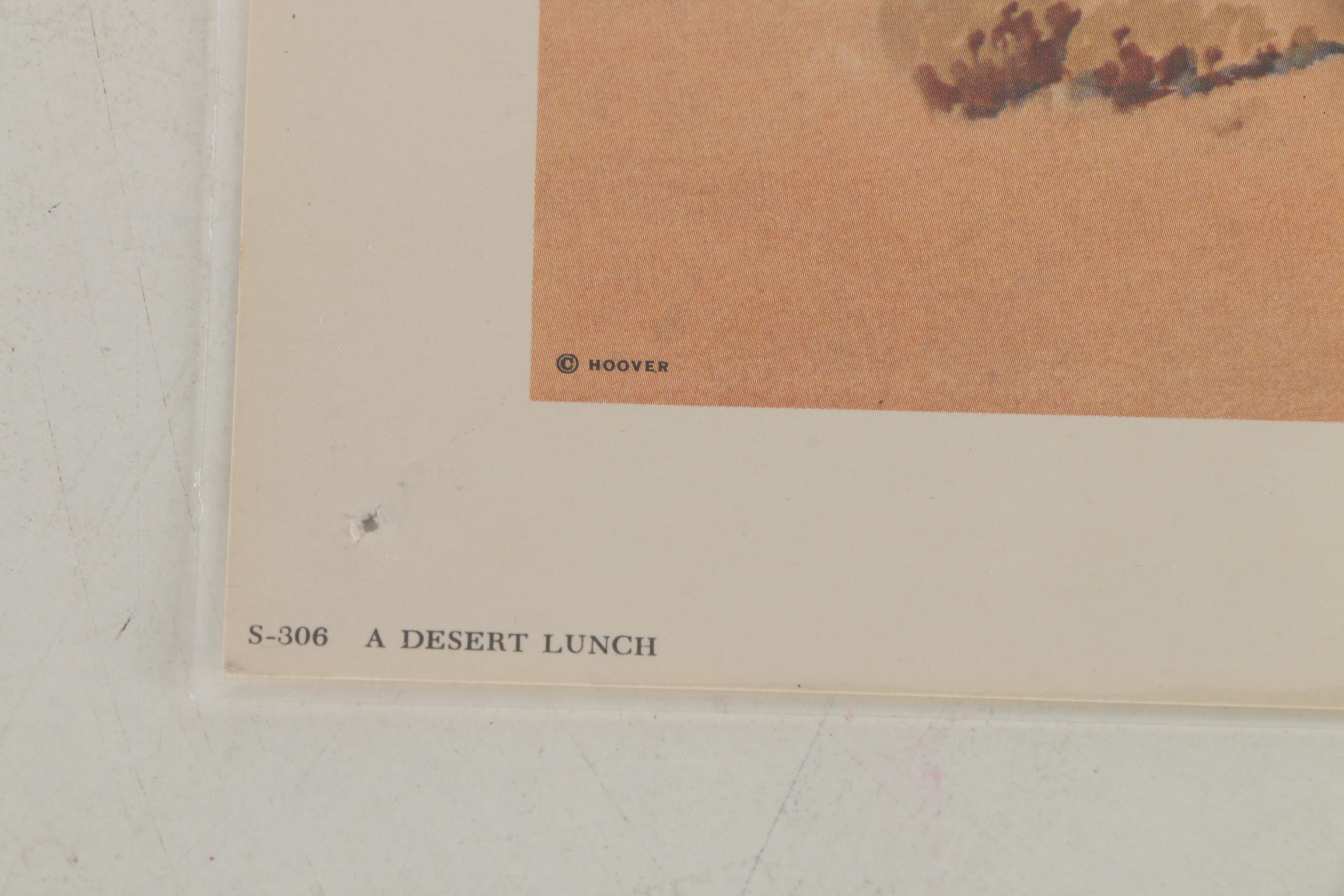 After Leonard H. Reedy Offset Lithographs of Western Scenes