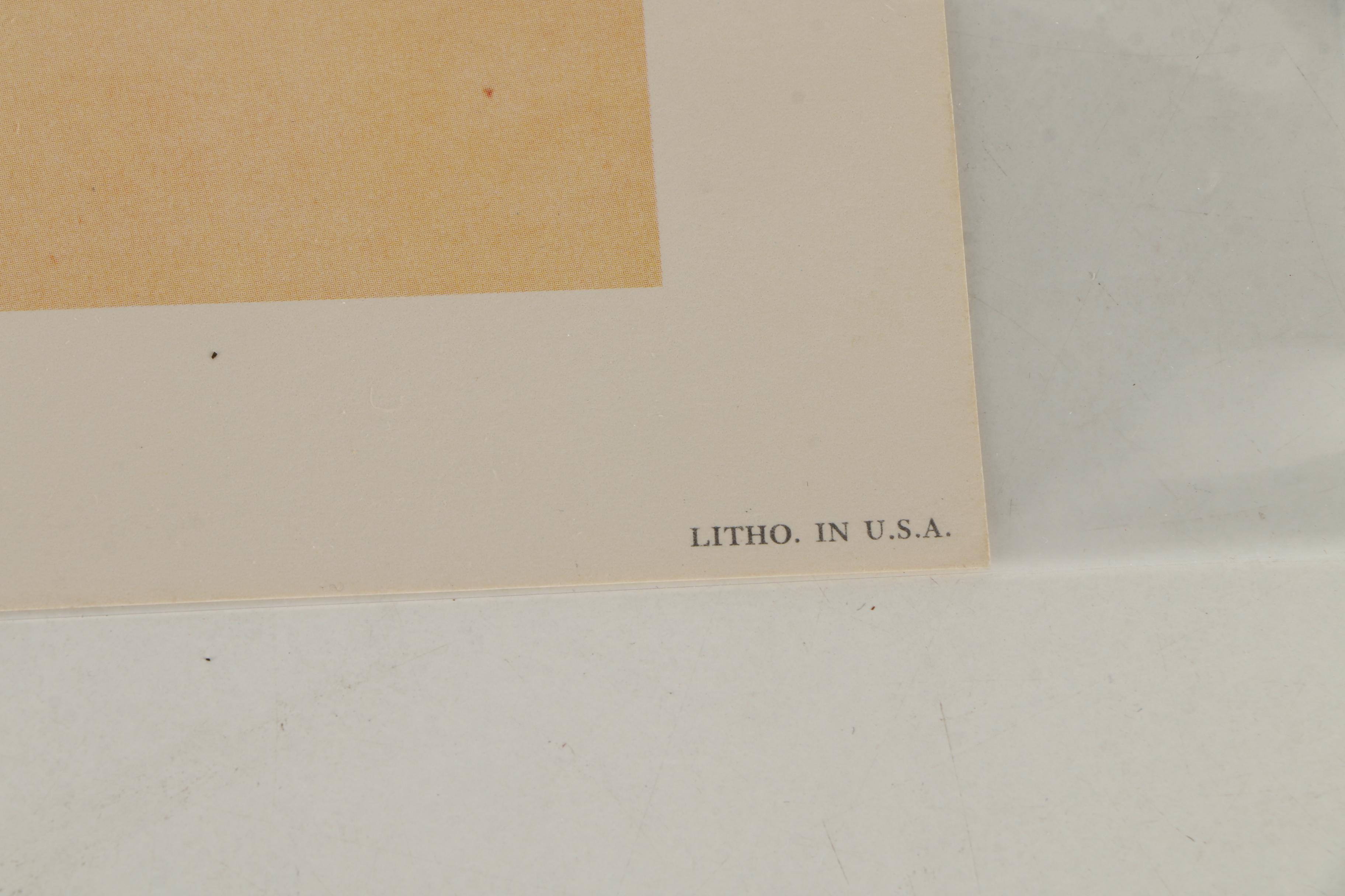 After Leonard H. Reedy Offset Lithographs of Western Scenes