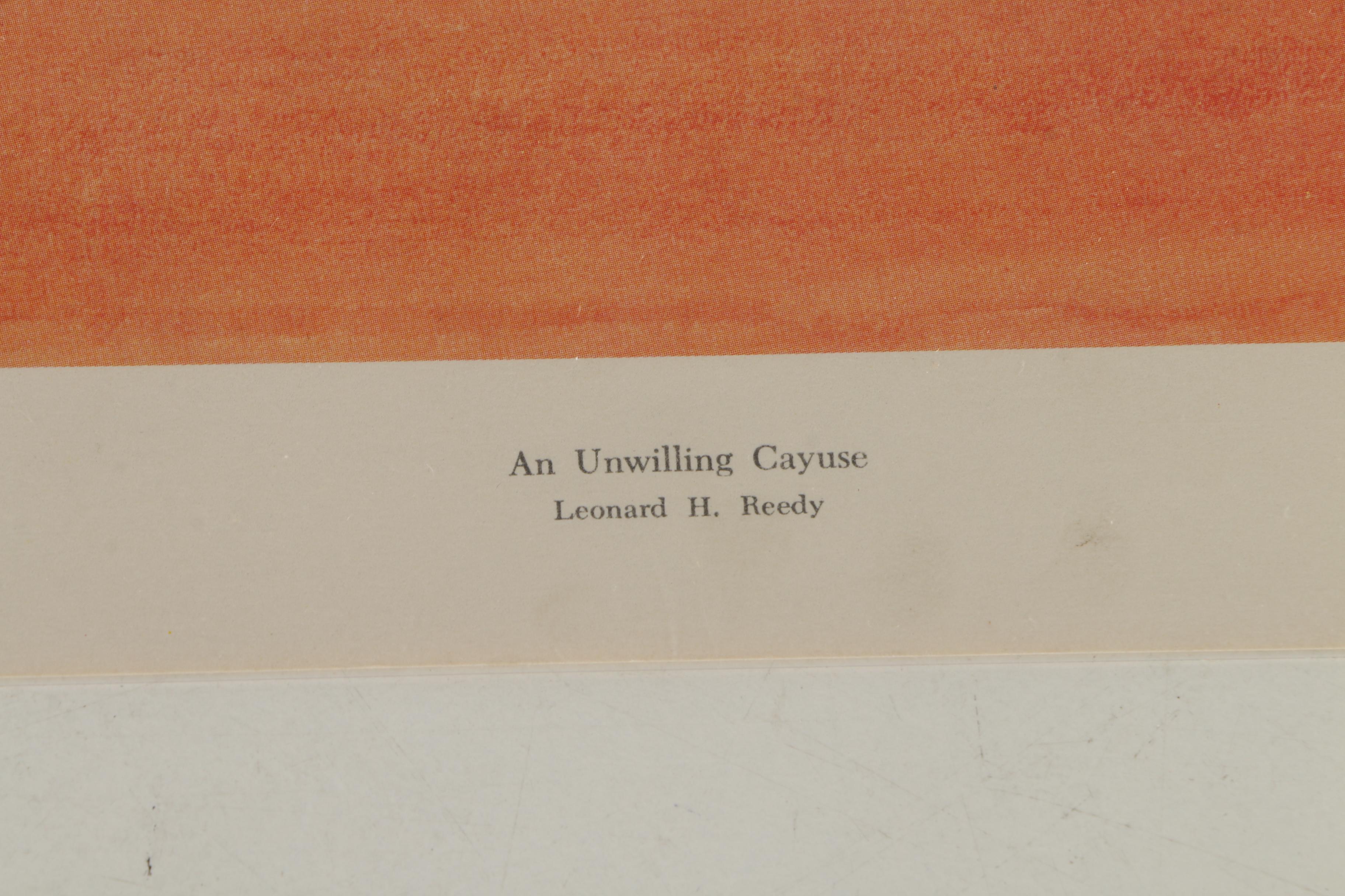 After Leonard H. Reedy Offset Lithographs of Western Scenes