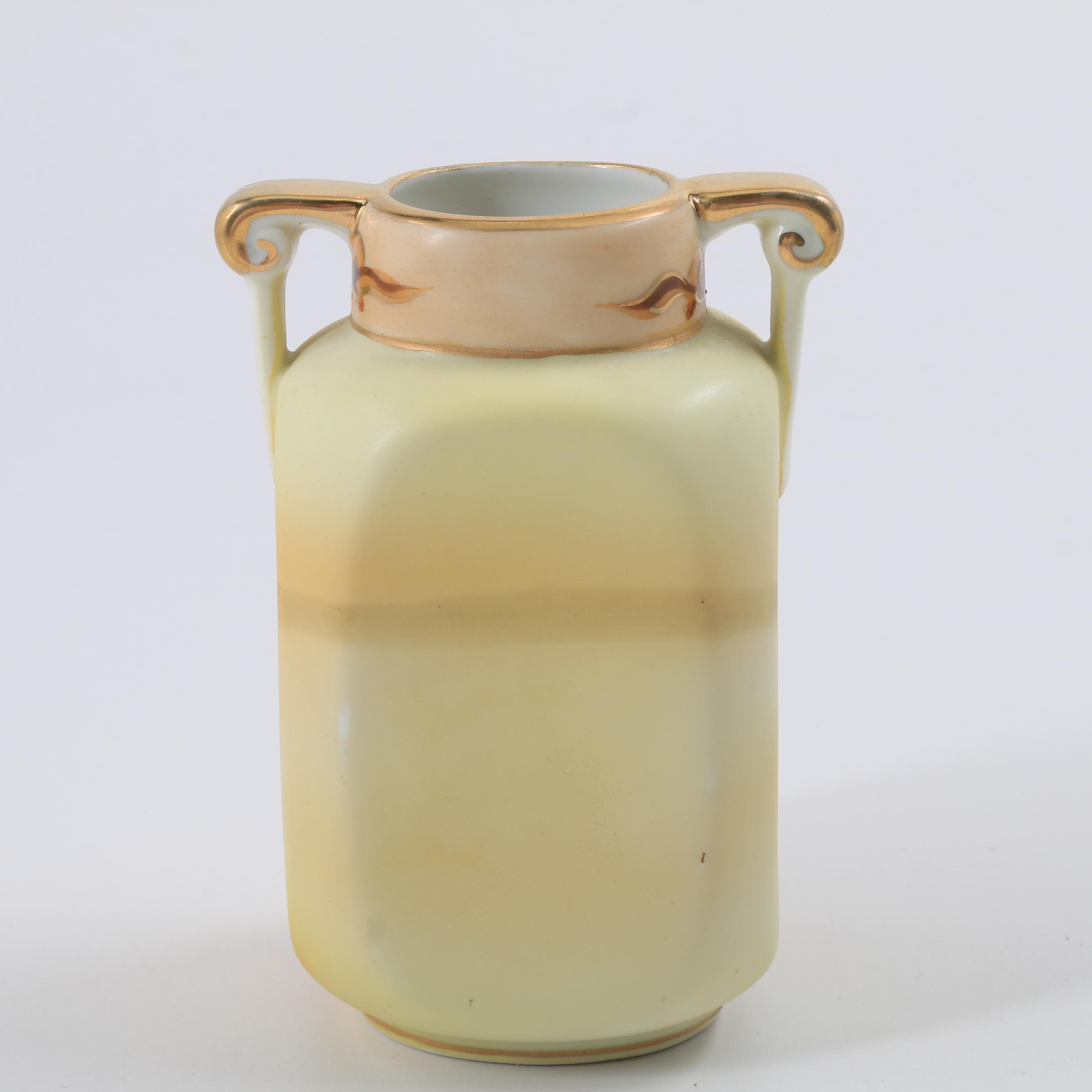 Hand Painted Art Deco Nippon Vase