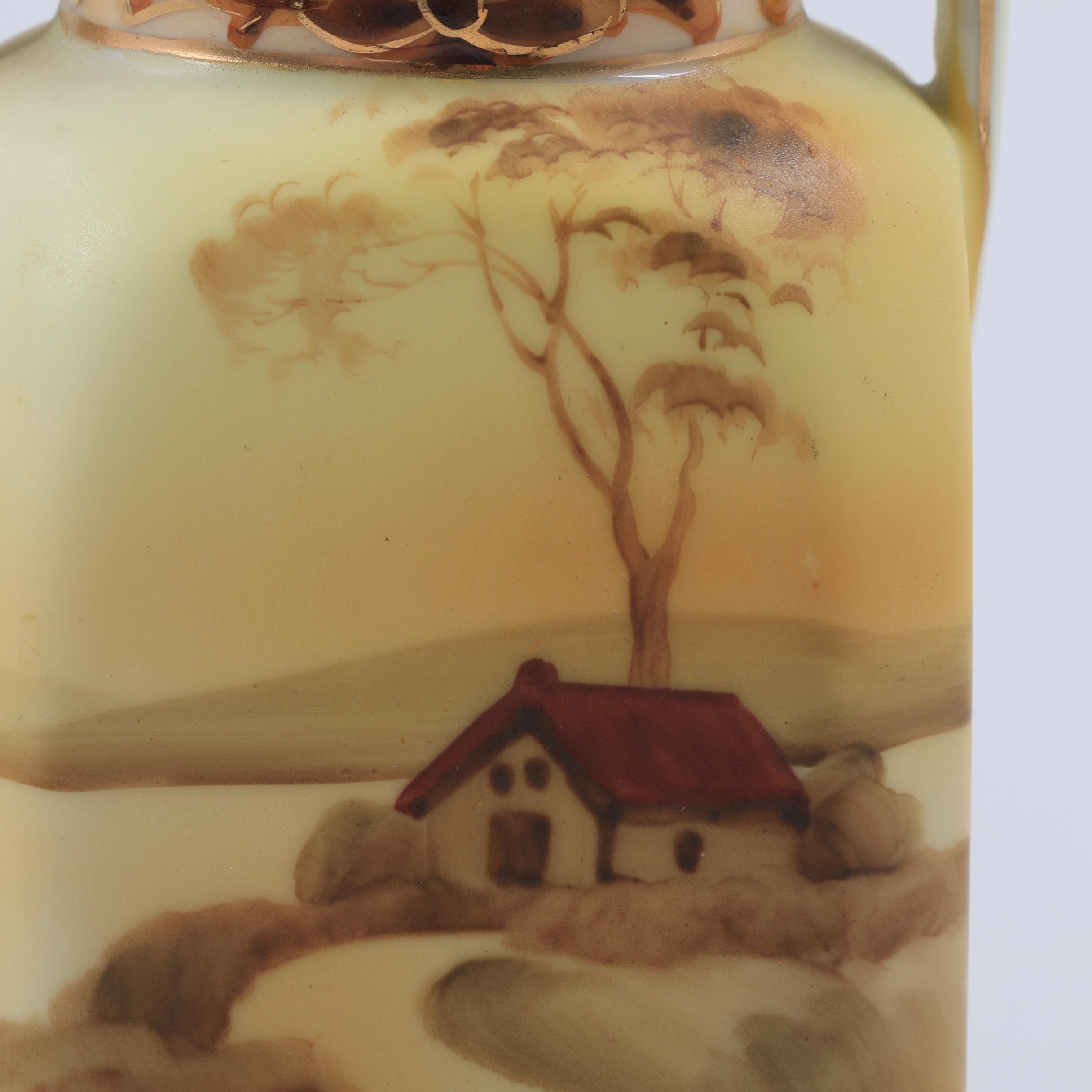 Hand Painted Art Deco Nippon Vase