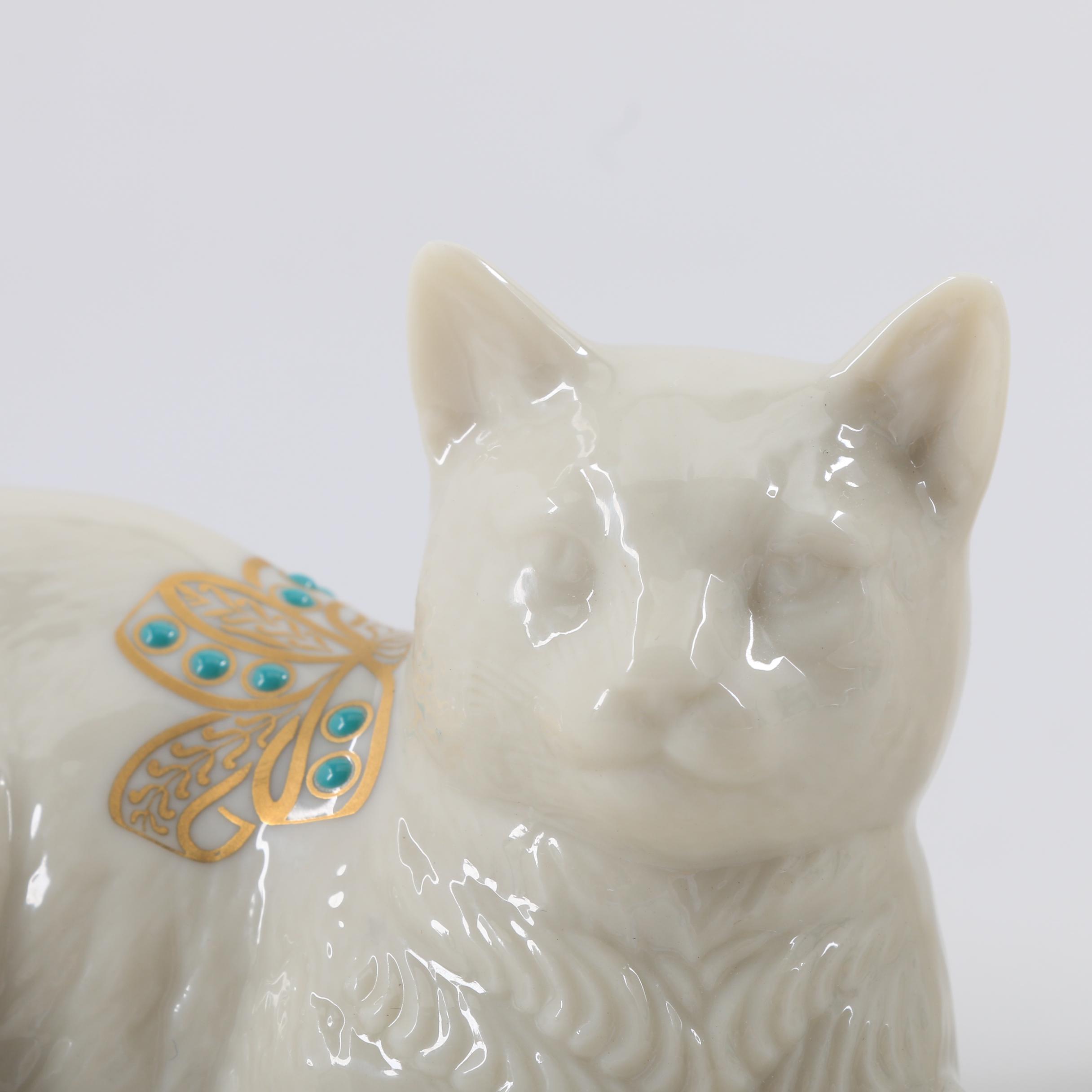 Royal Doulton and Lenox Porcelain Cat Figurines