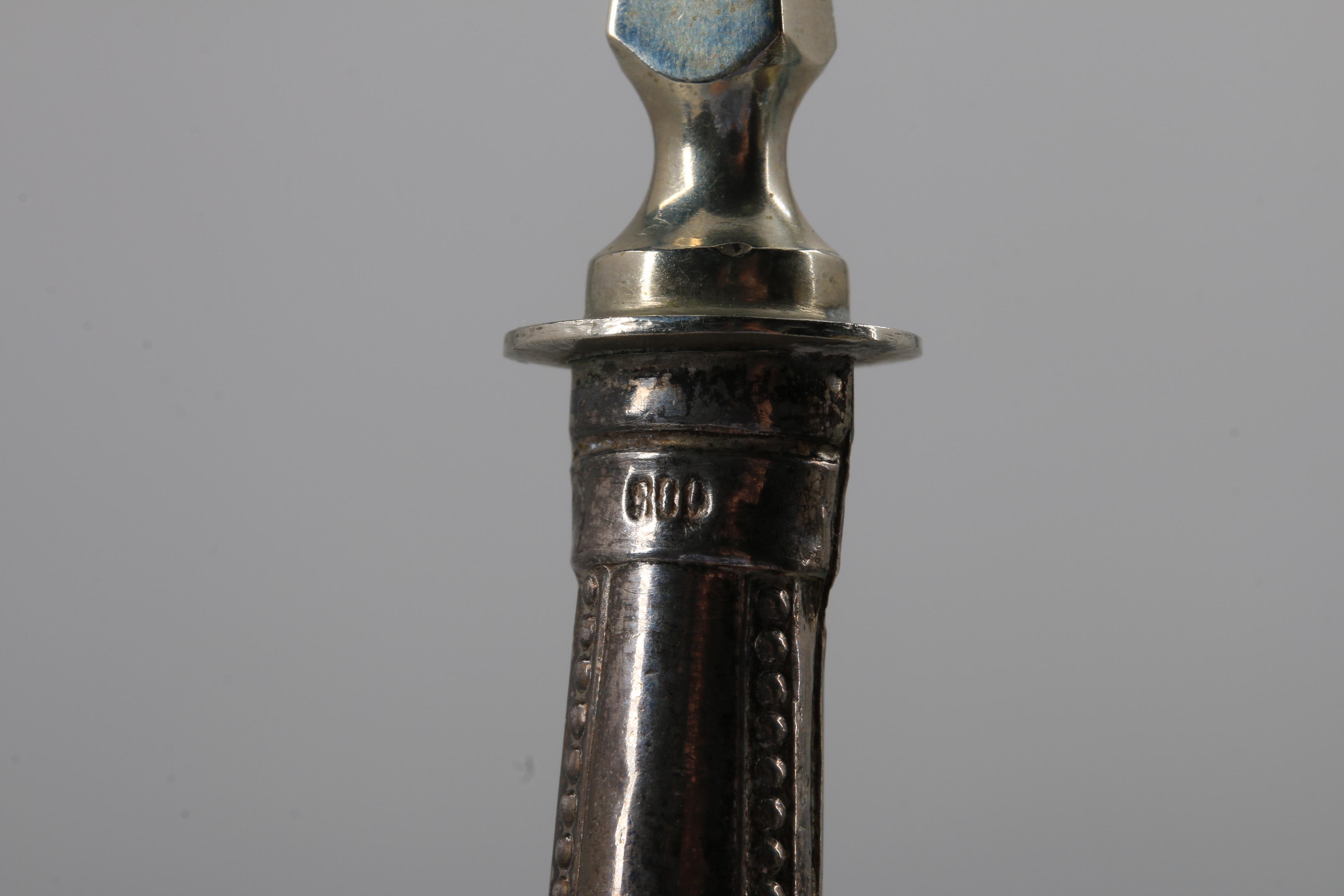 Vintage German 800 Silver Fish Forks, Set of Six