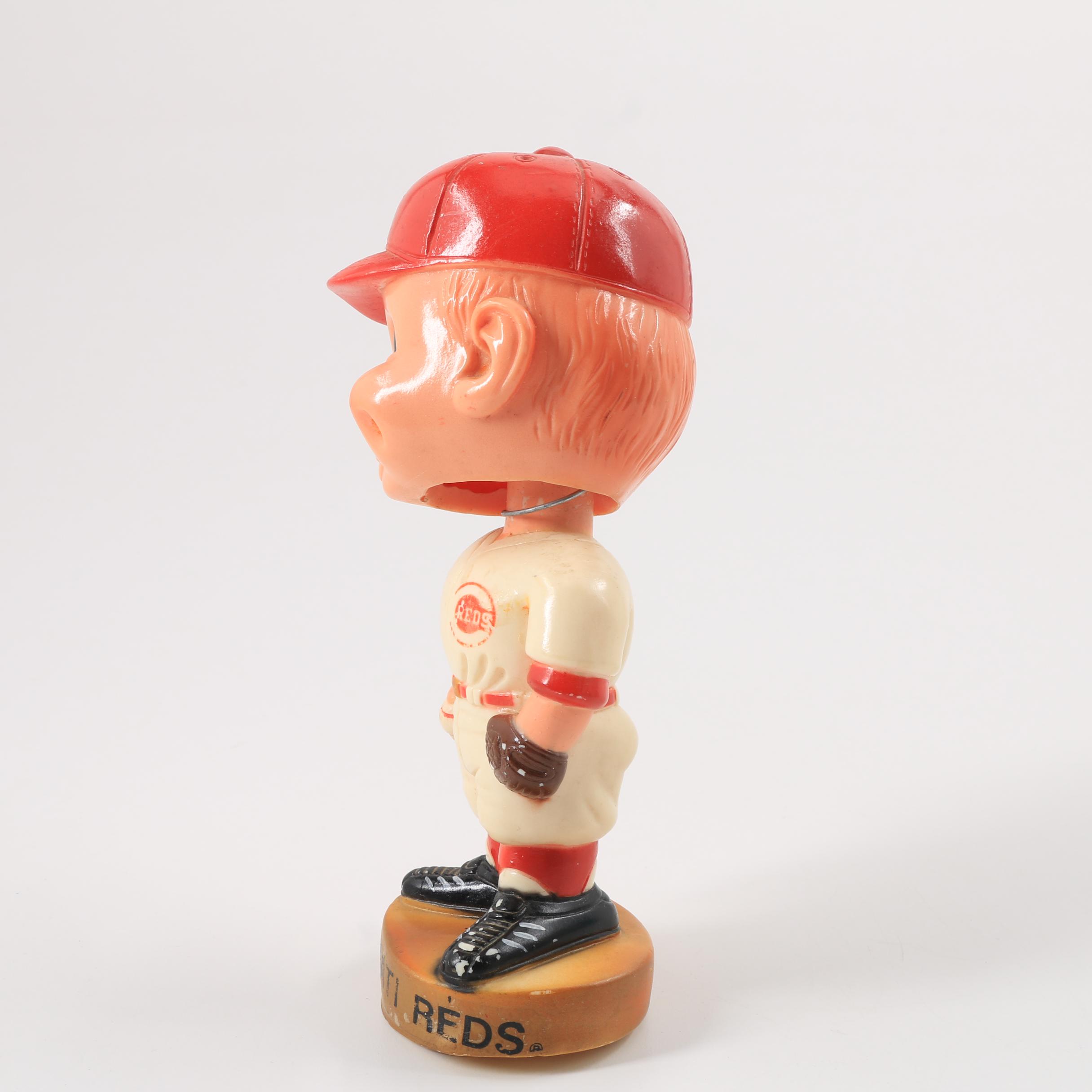 Circa 1974 "Mr. Red" Cincinnati Reds Baseball Bobblehead