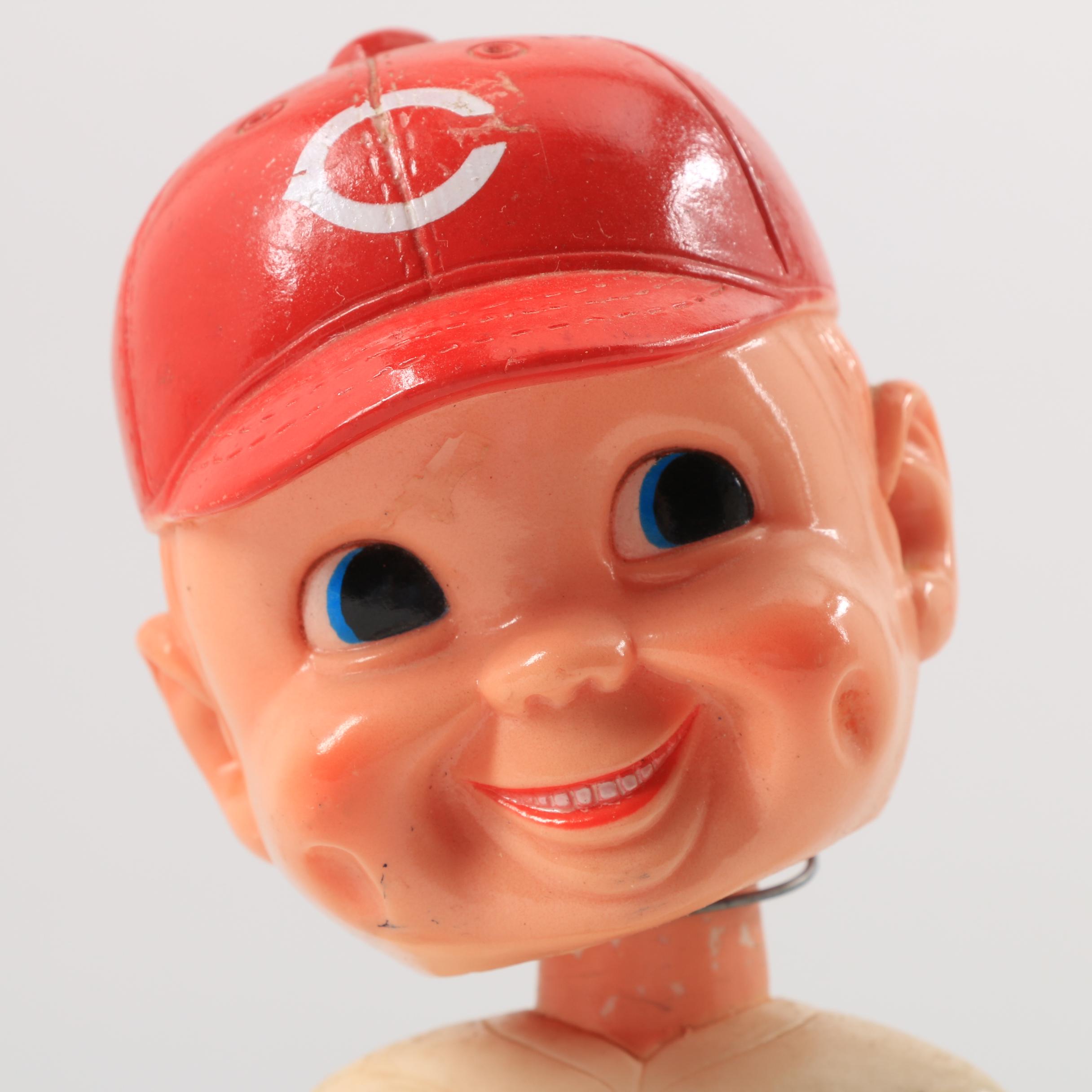 Circa 1974 "Mr. Red" Cincinnati Reds Baseball Bobblehead