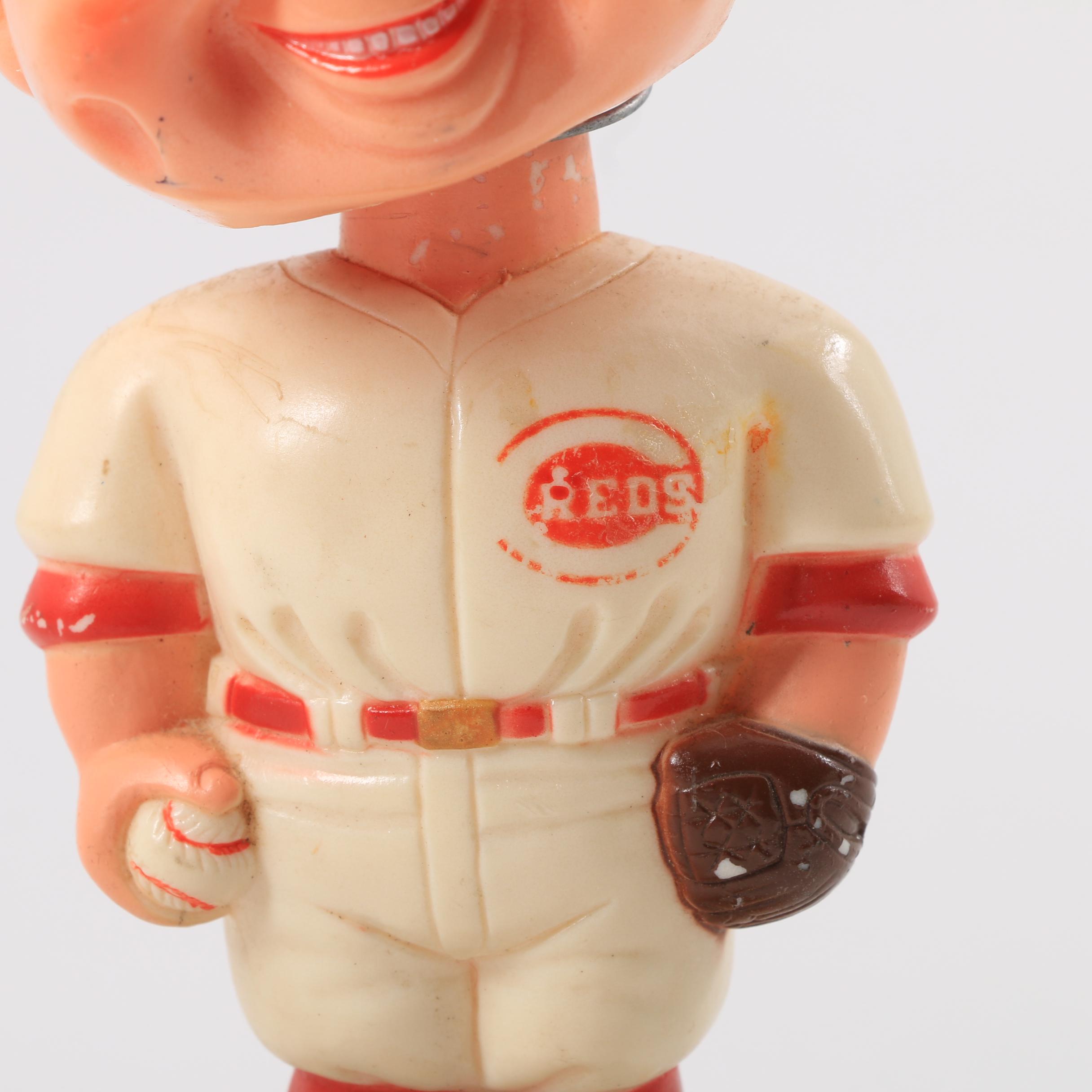 Circa 1974 "Mr. Red" Cincinnati Reds Baseball Bobblehead