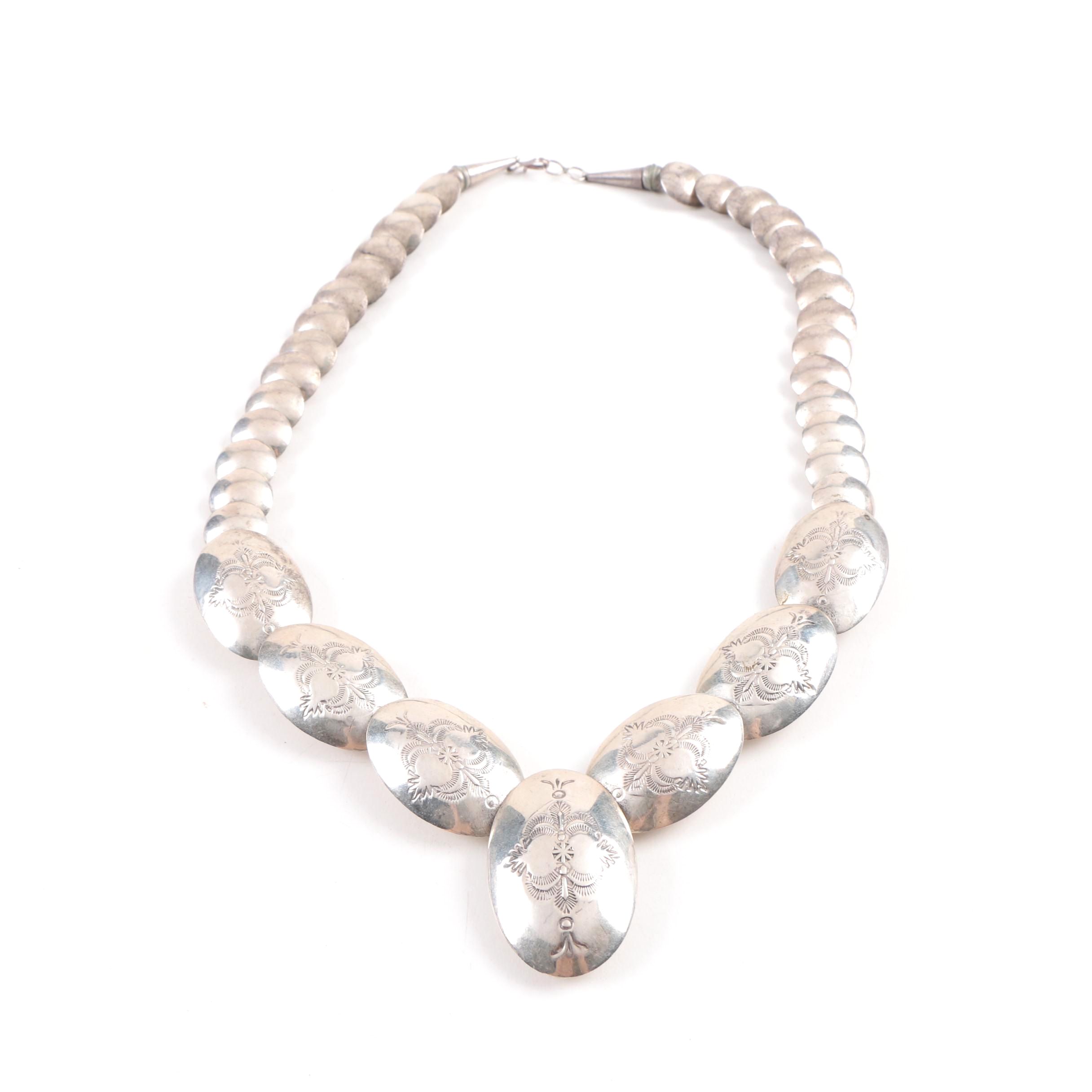 Alfred Martinez Sterling Silver Necklace