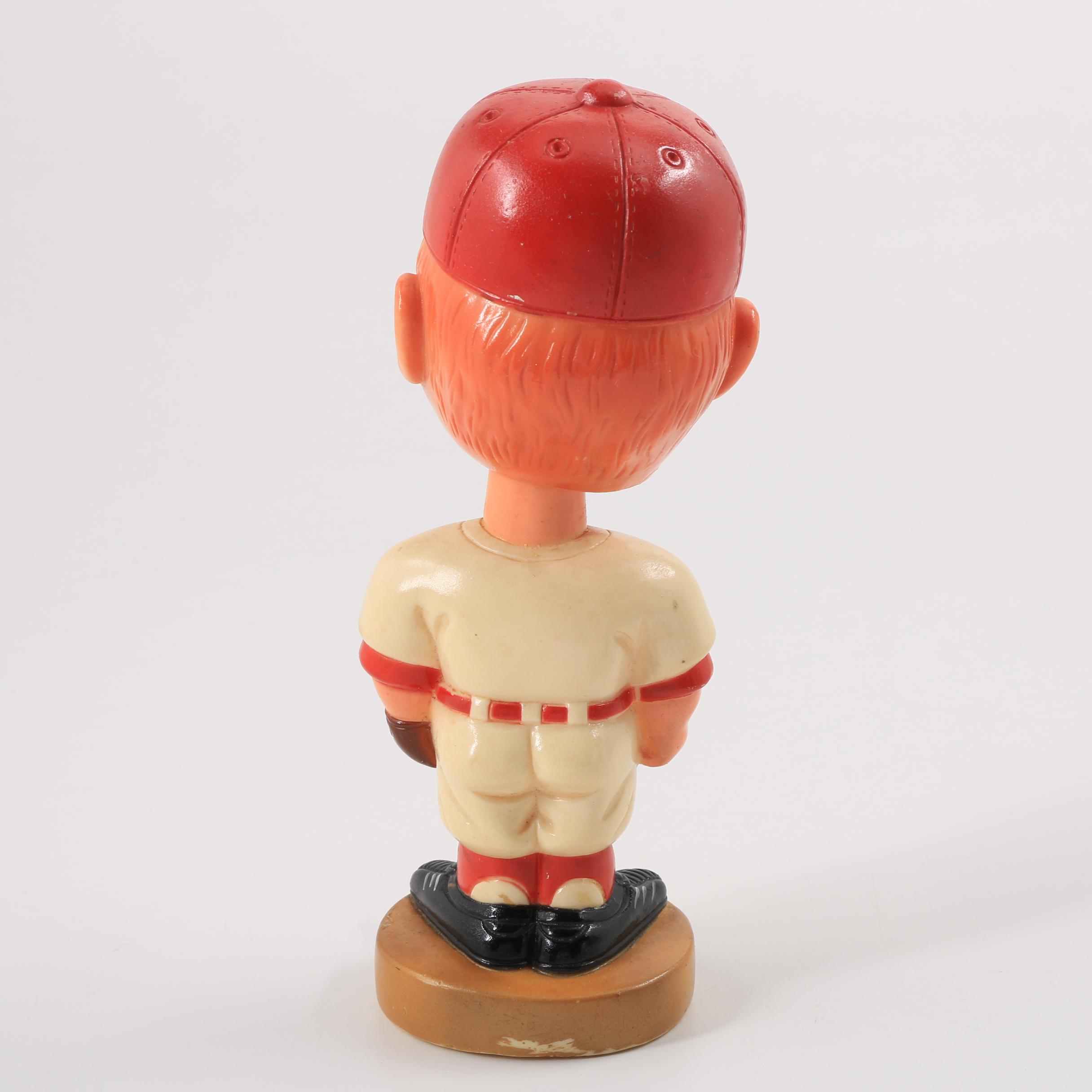 Circa 1974 Cincinnati Reds Baseball Mascot Bobblehead