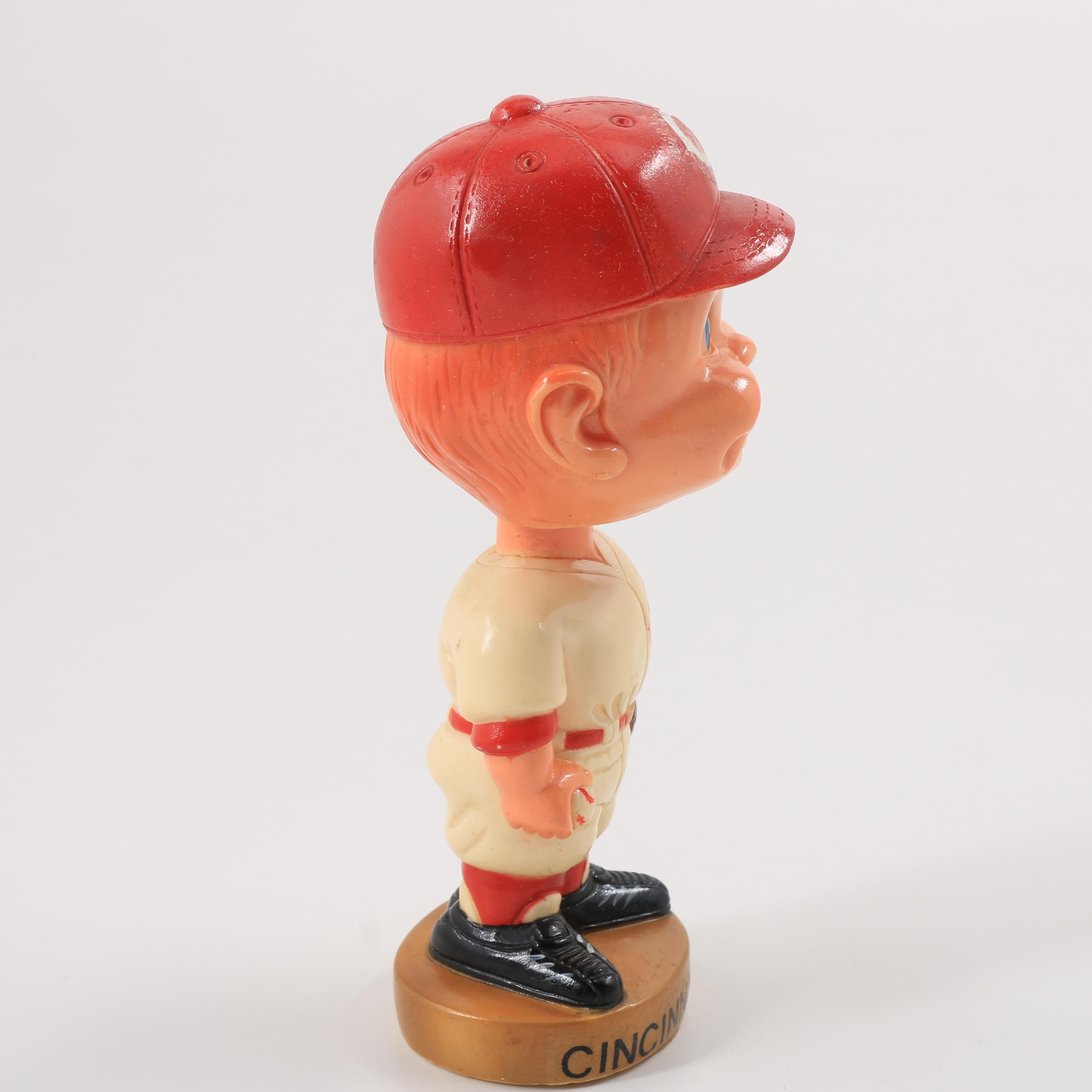 Circa 1974 Cincinnati Reds Baseball Mascot Bobblehead