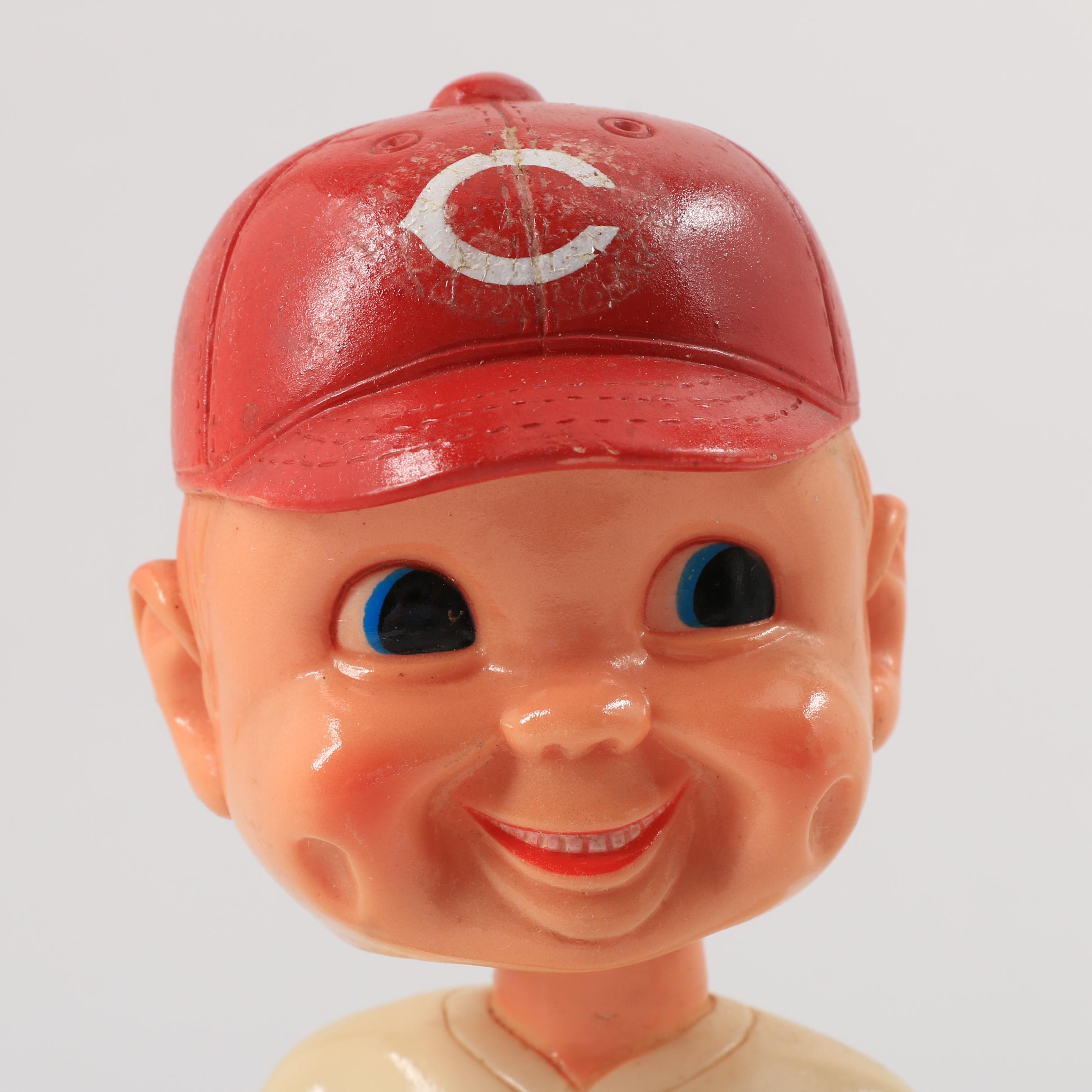 Circa 1974 Cincinnati Reds Baseball Mascot Bobblehead