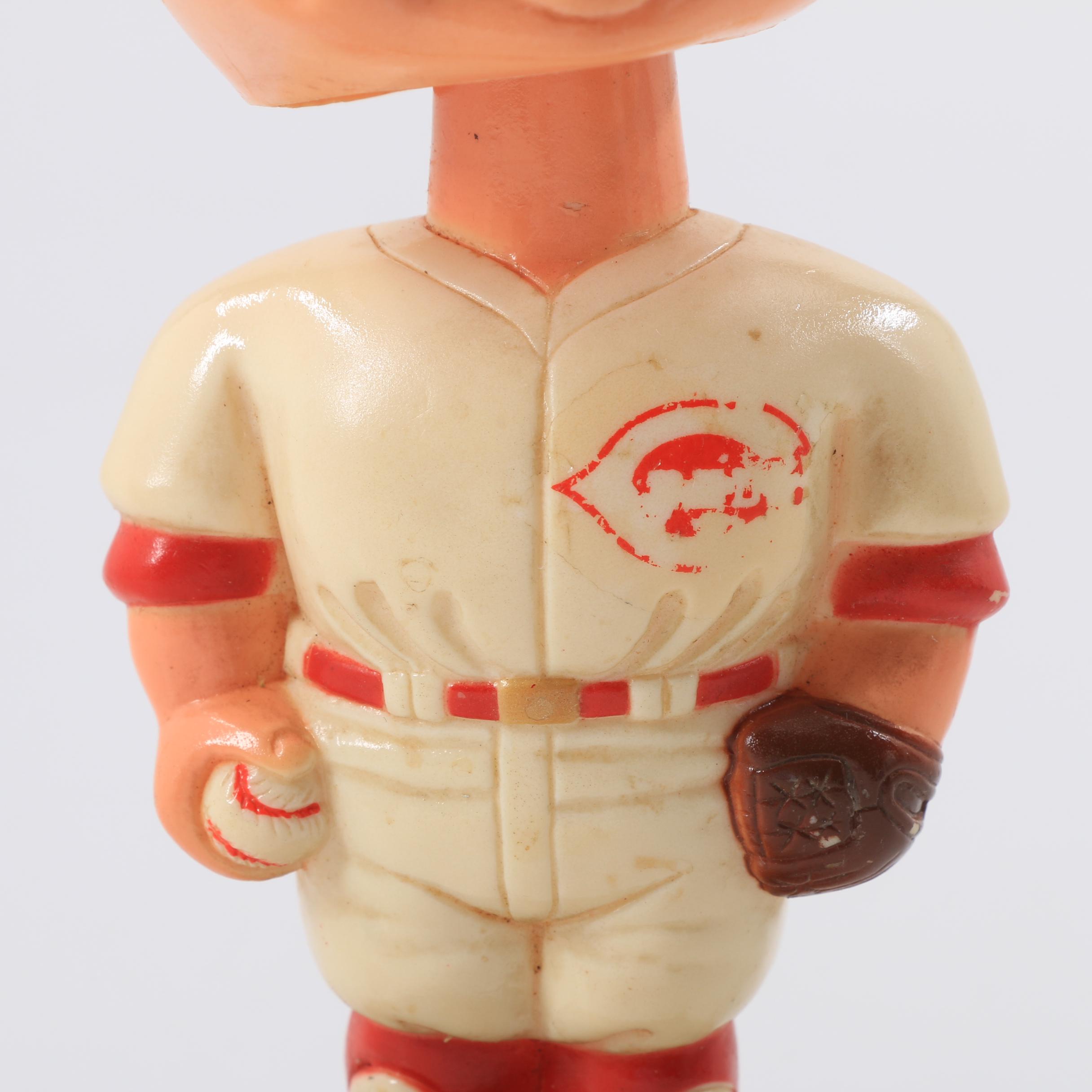 Circa 1974 Cincinnati Reds Baseball Mascot Bobblehead