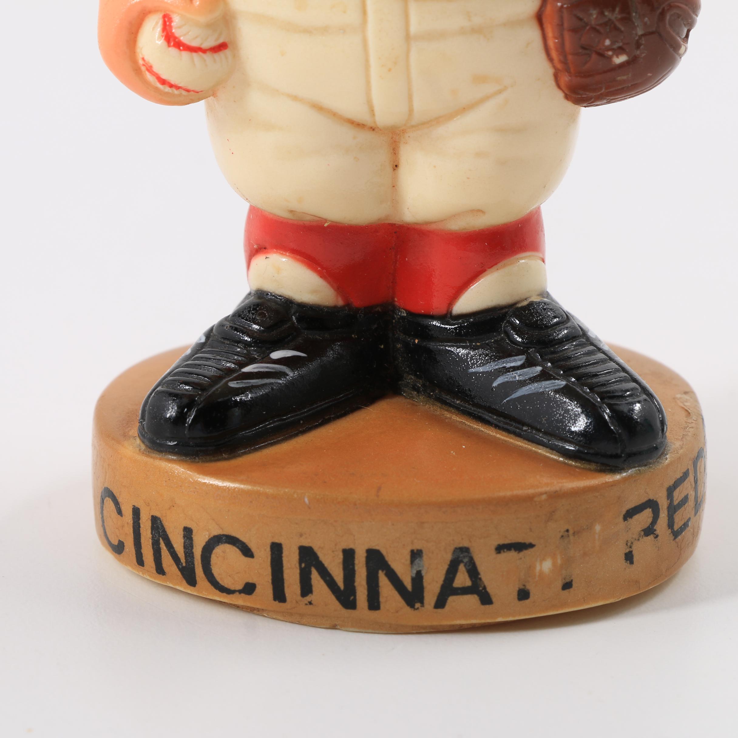 Circa 1974 Cincinnati Reds Baseball Mascot Bobblehead
