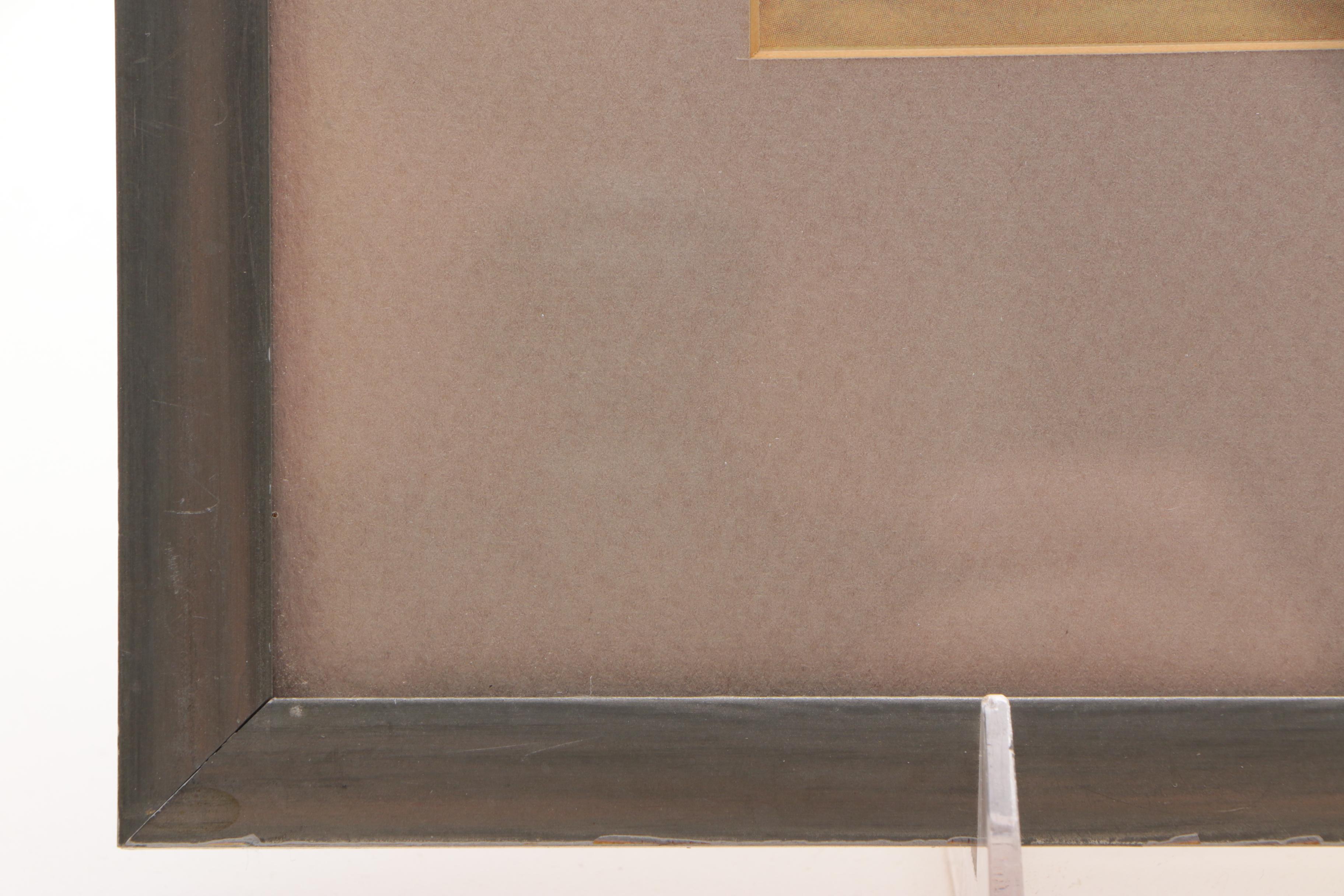 A Pair of Vintage Offset Lithographs after 19th Century Watercolors