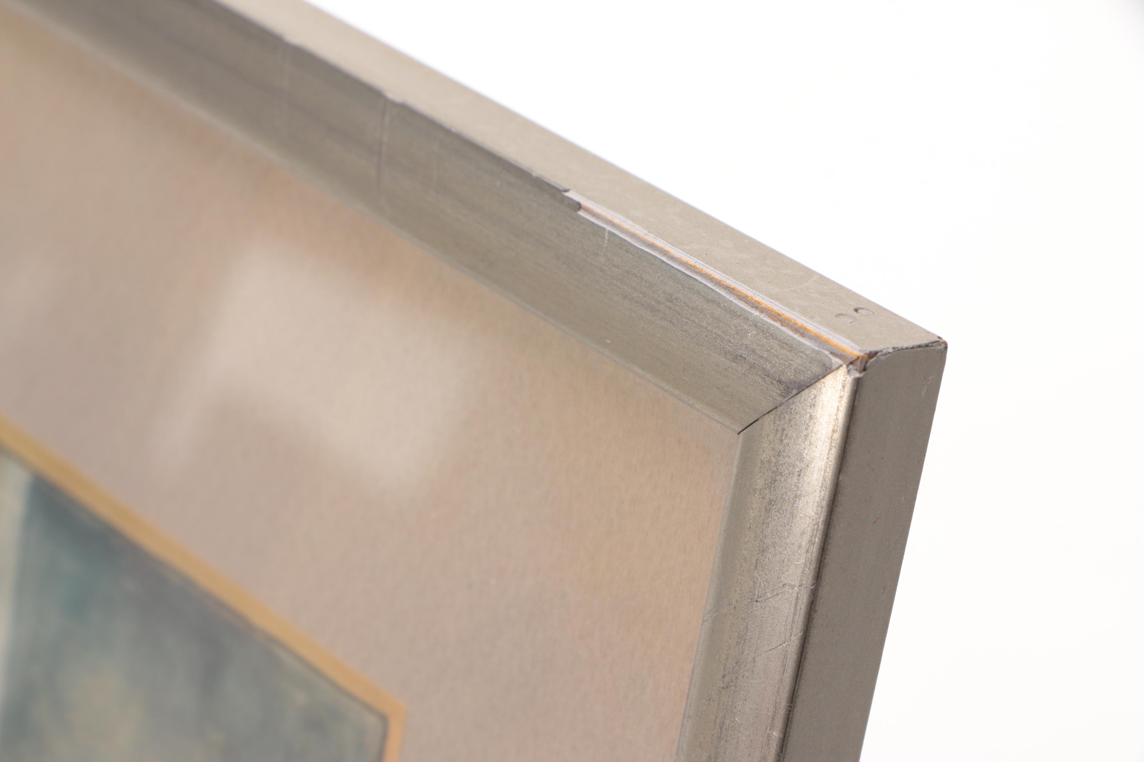 A Pair of Vintage Offset Lithographs after 19th Century Watercolors