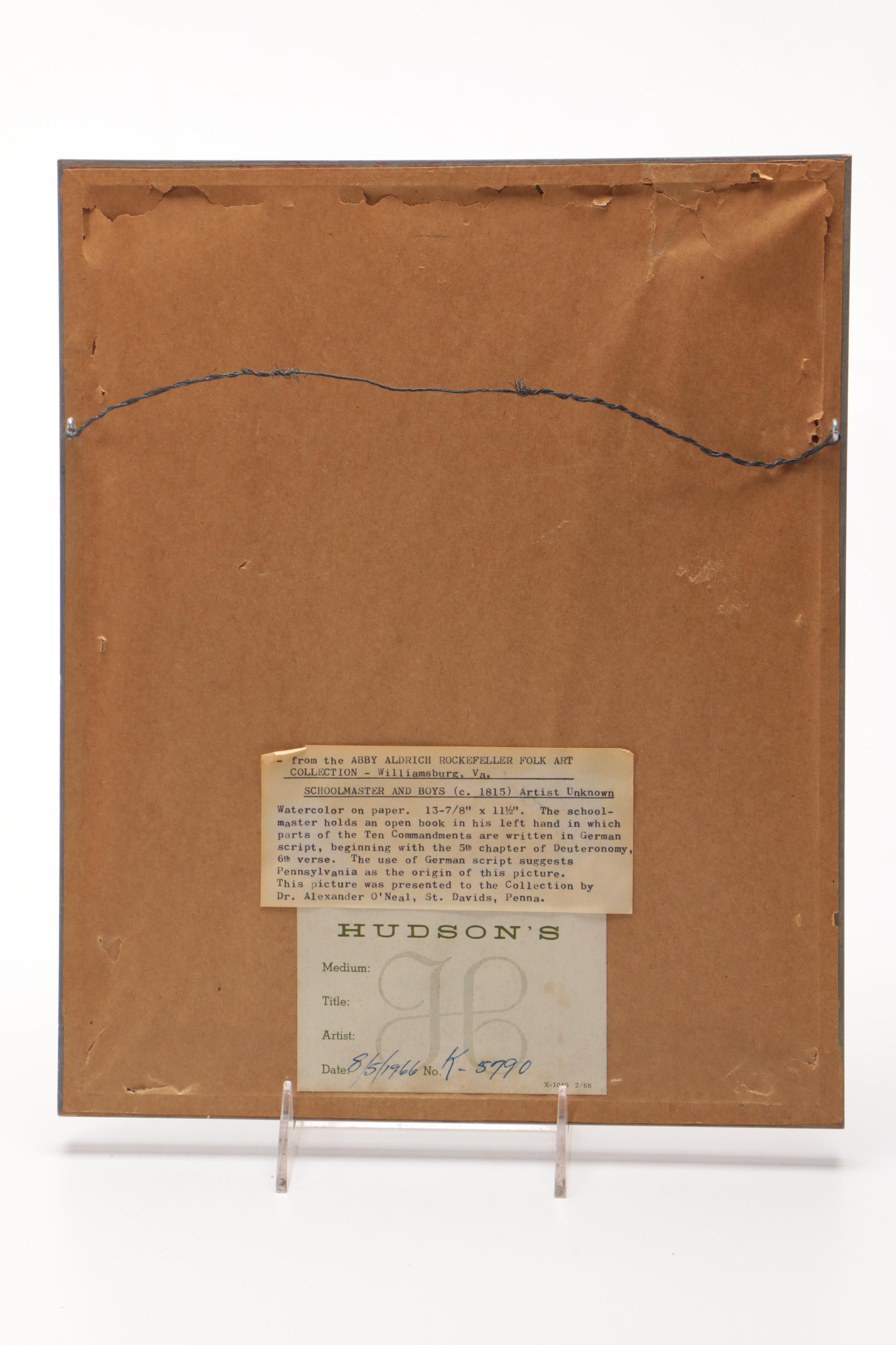 A Pair of Vintage Offset Lithographs after 19th Century Watercolors