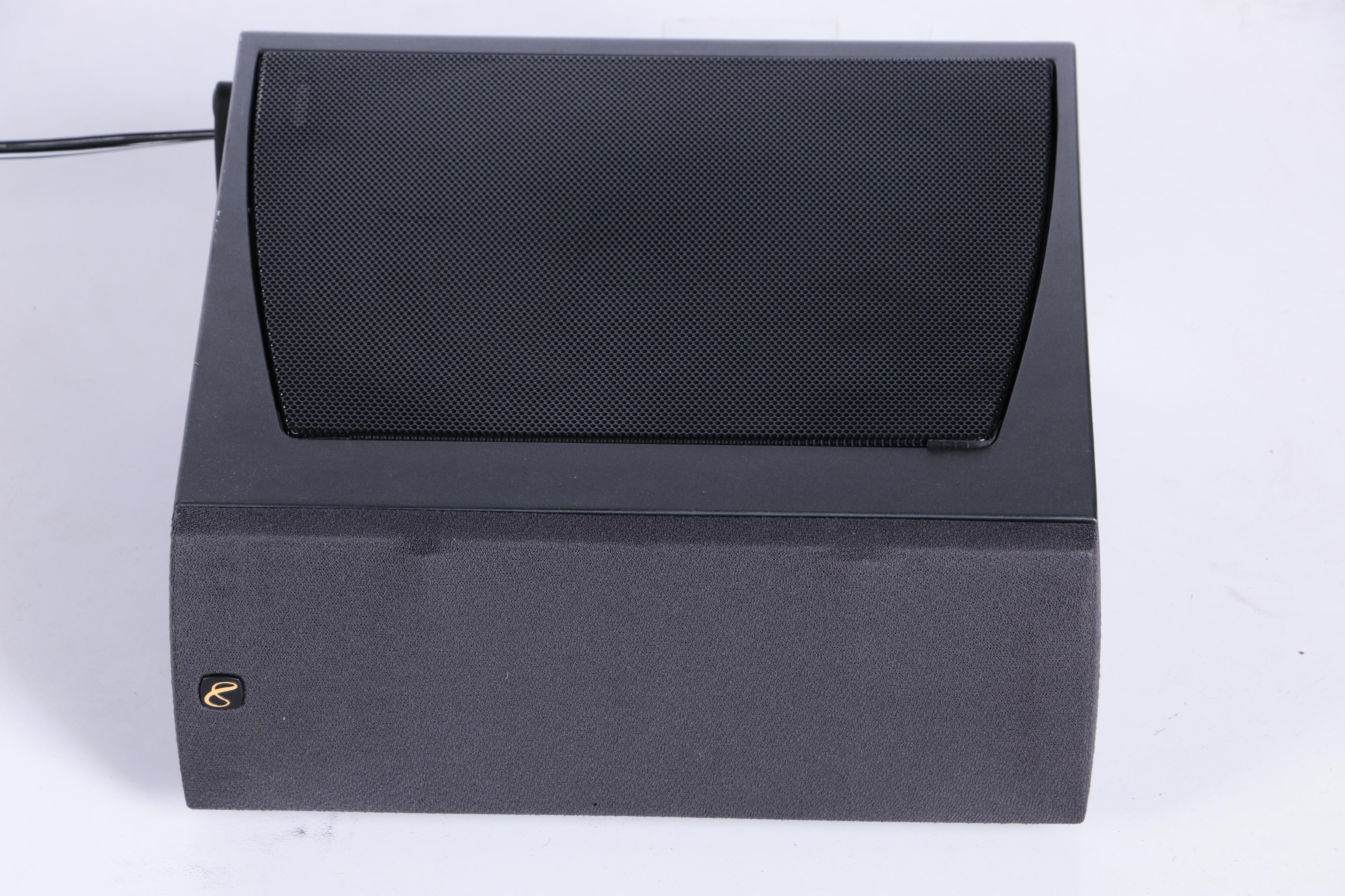 Onkyo Receiver And Two Infinity Speakers