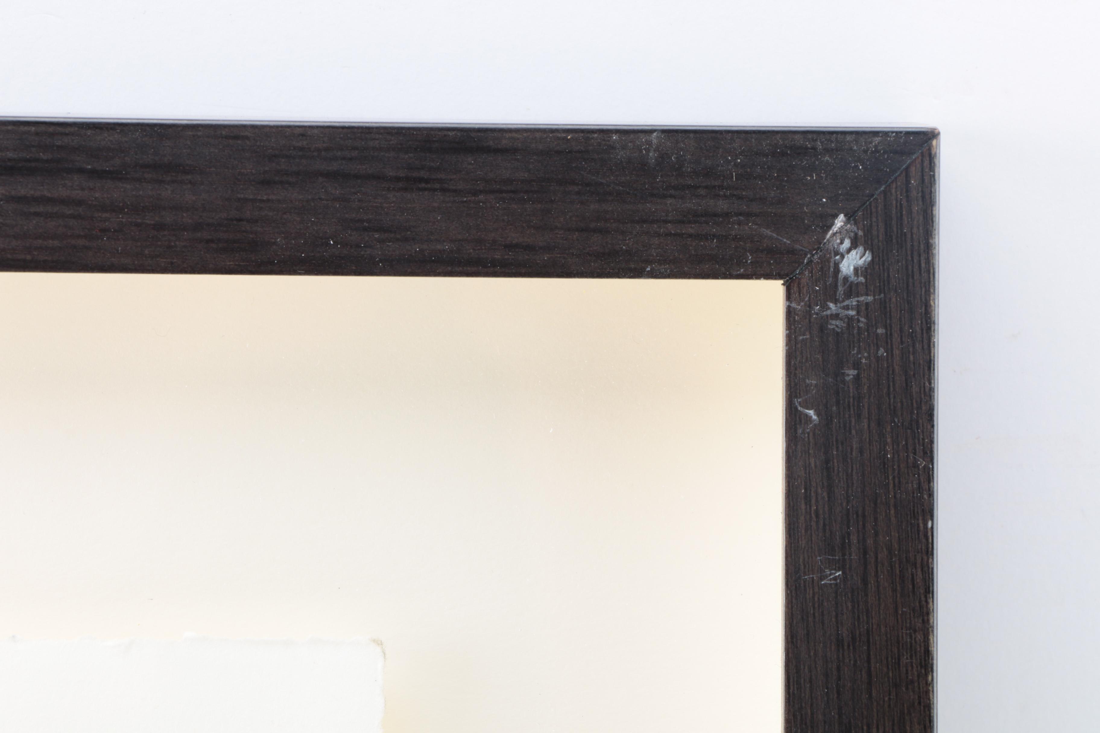 Elizabeth Tana Monoprint on Paper "Basket of Blossoms"