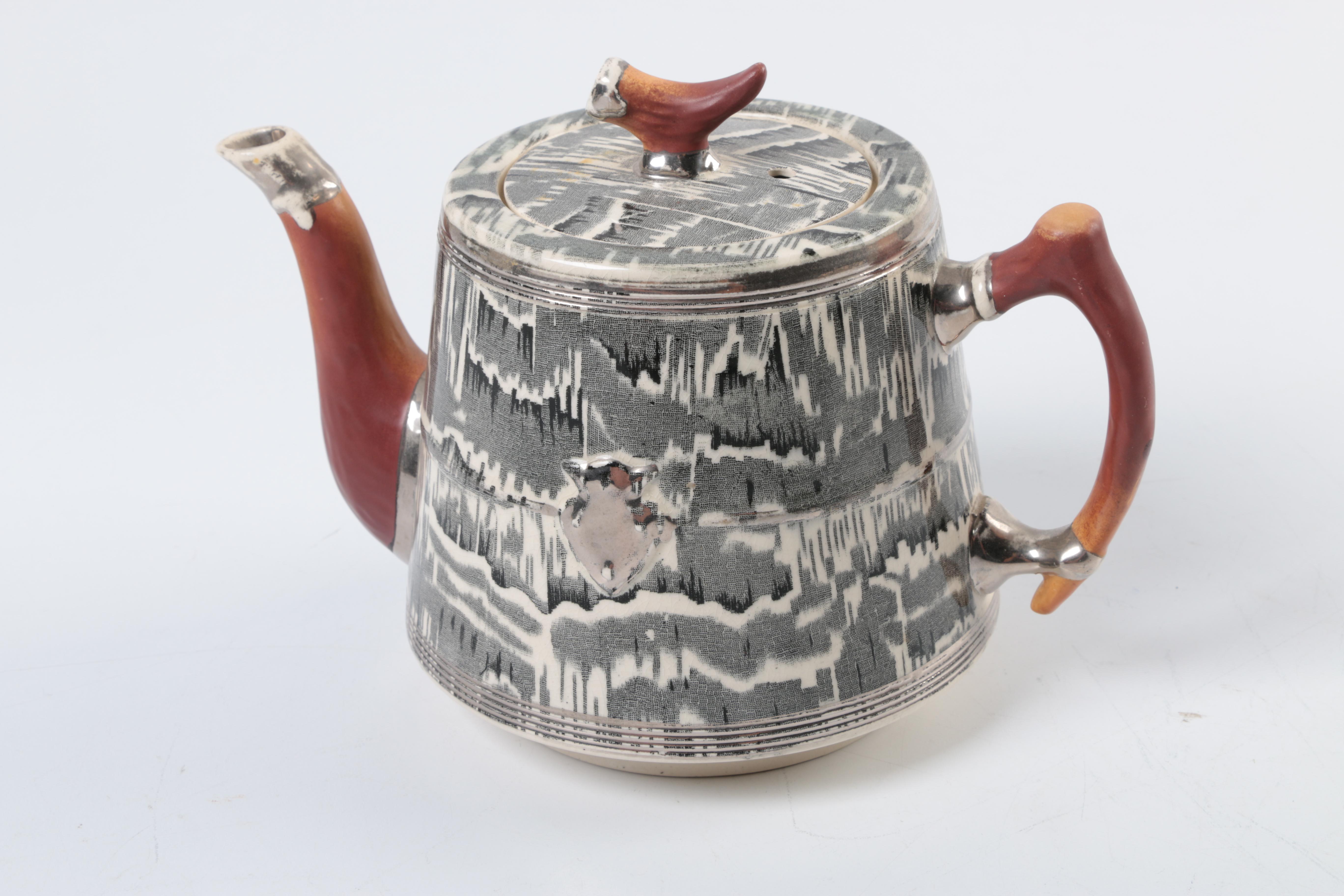 Arthur Wood Silver Shield Tea Set