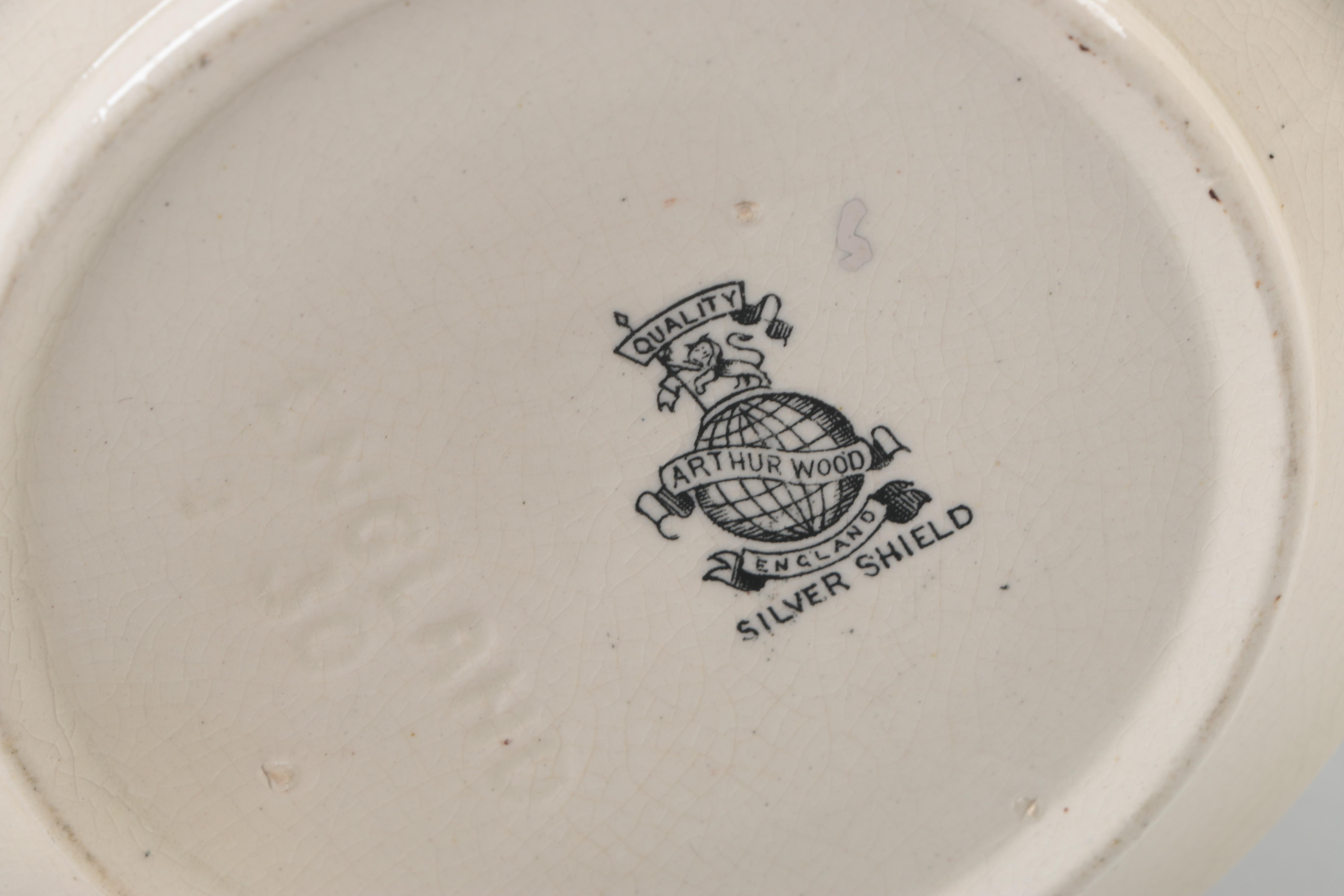 Arthur Wood Silver Shield Tea Set