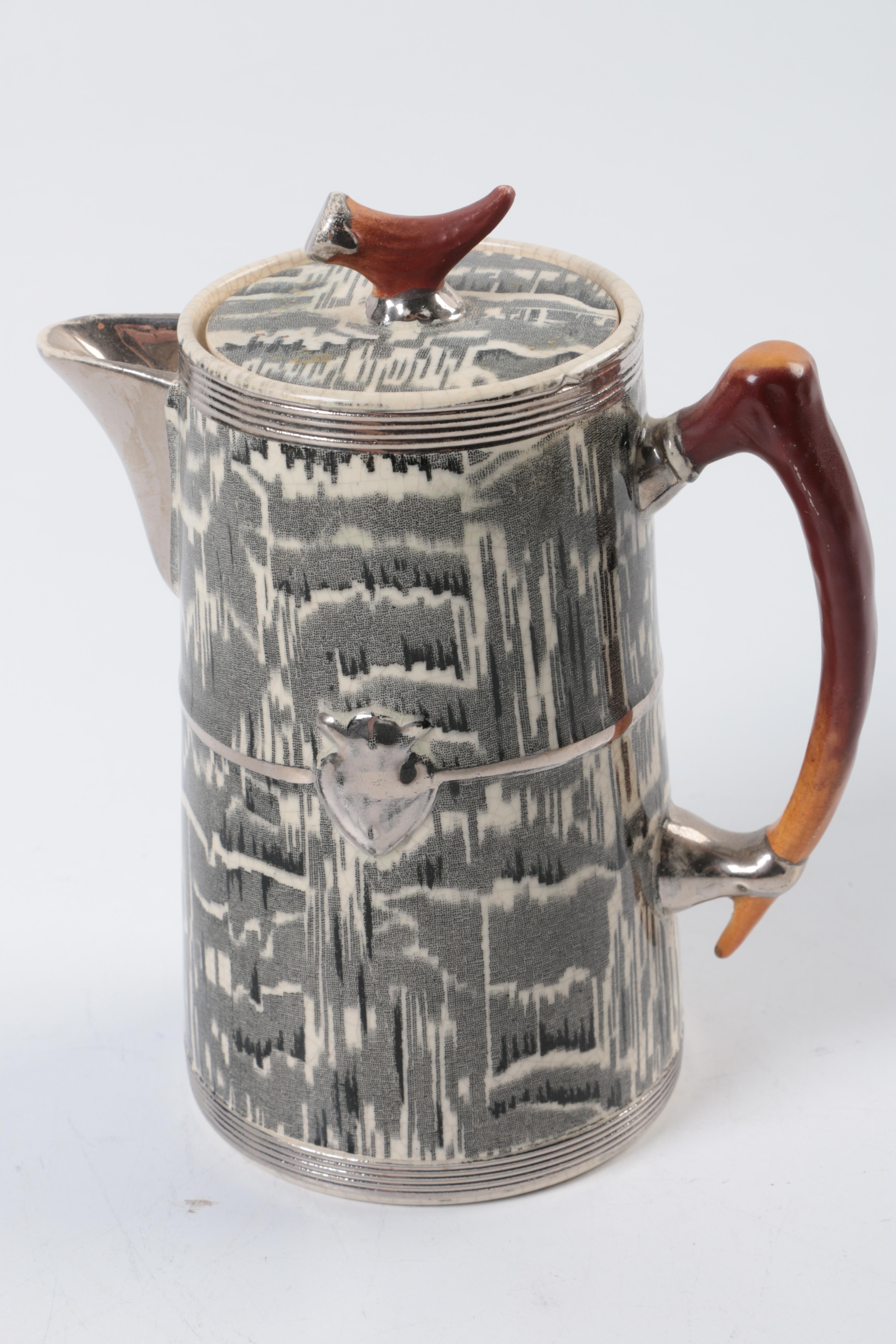 Arthur Wood Silver Shield Tea Set