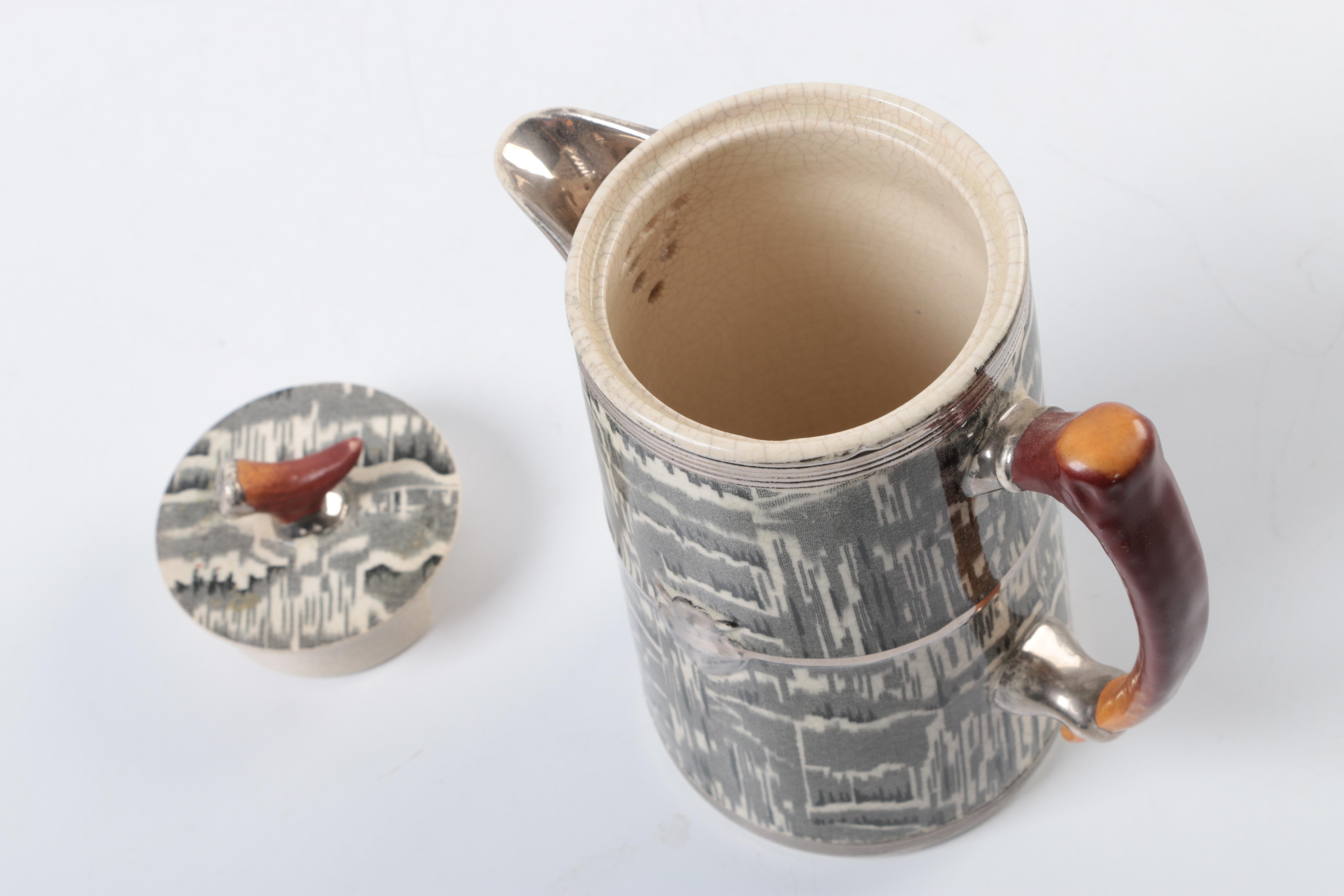 Arthur Wood Silver Shield Tea Set