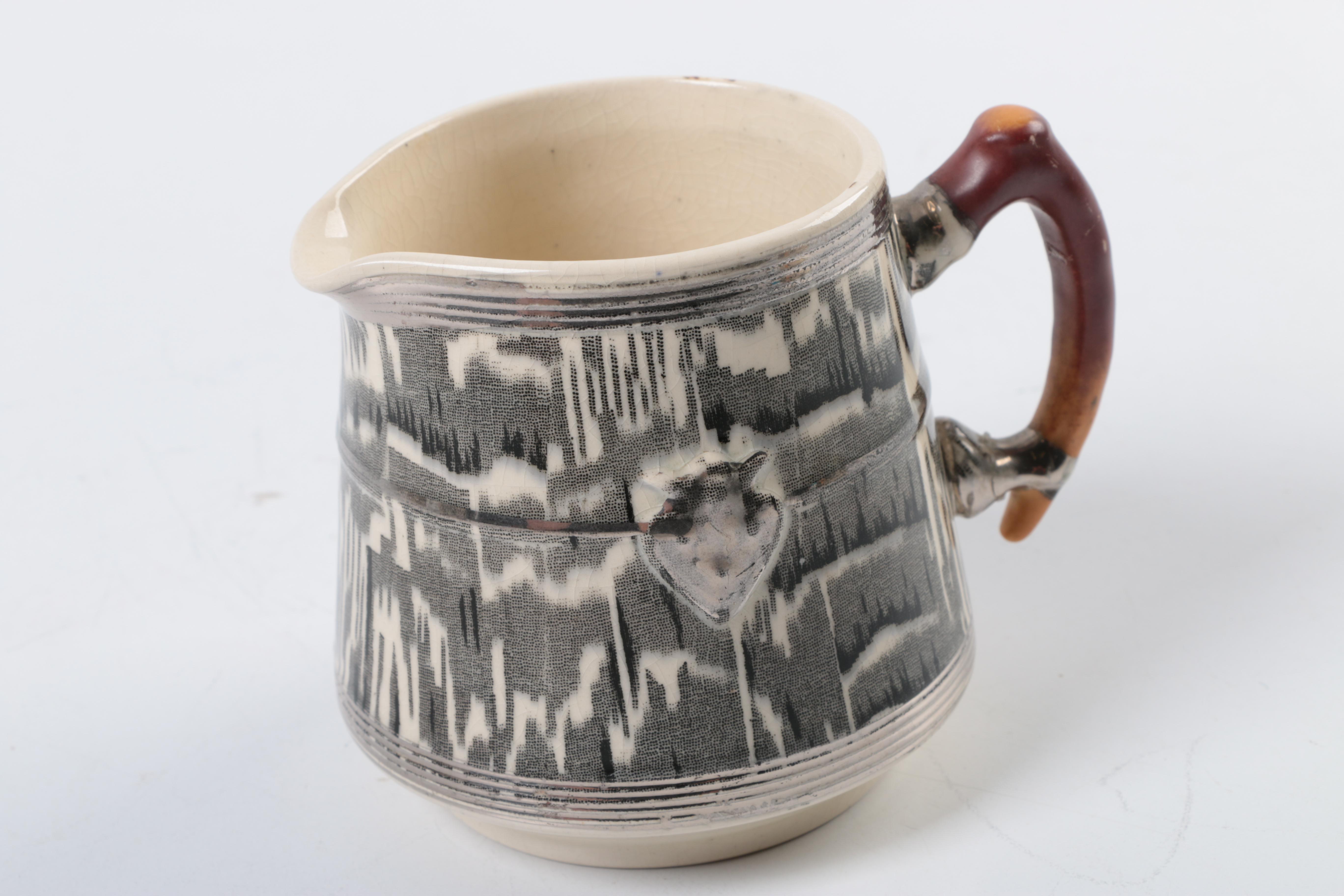 Arthur Wood Silver Shield Tea Set