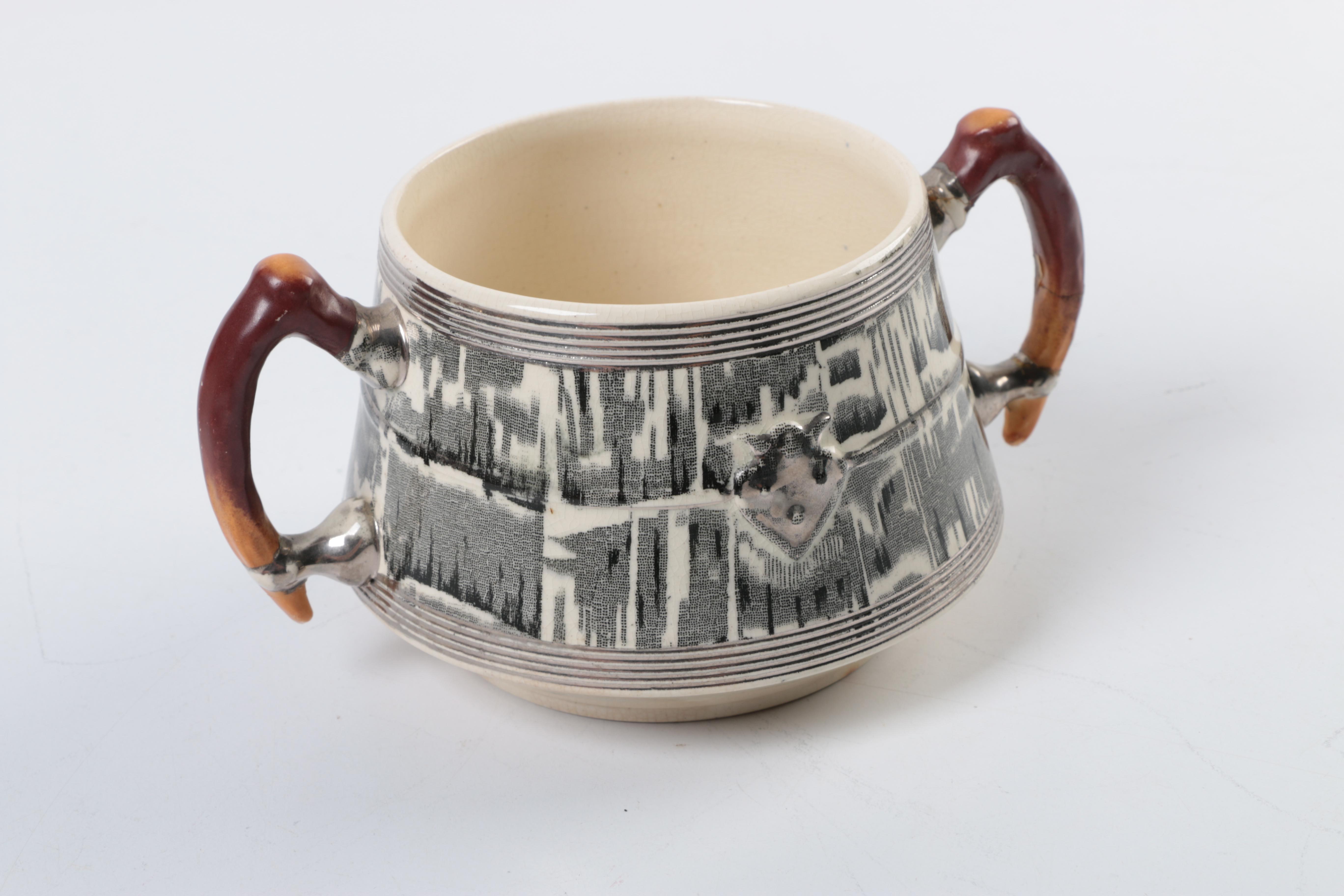 Arthur Wood Silver Shield Tea Set