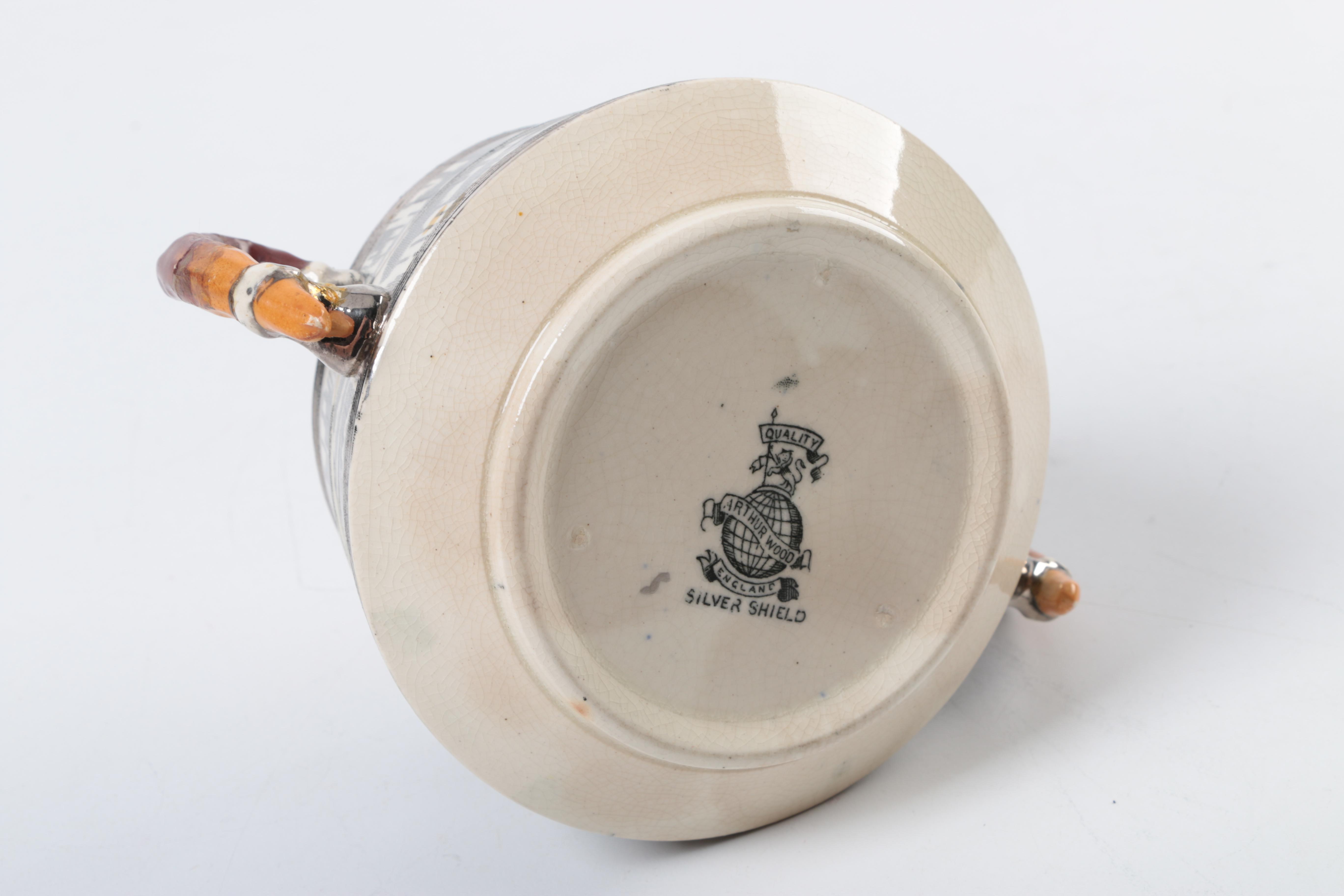 Arthur Wood Silver Shield Tea Set