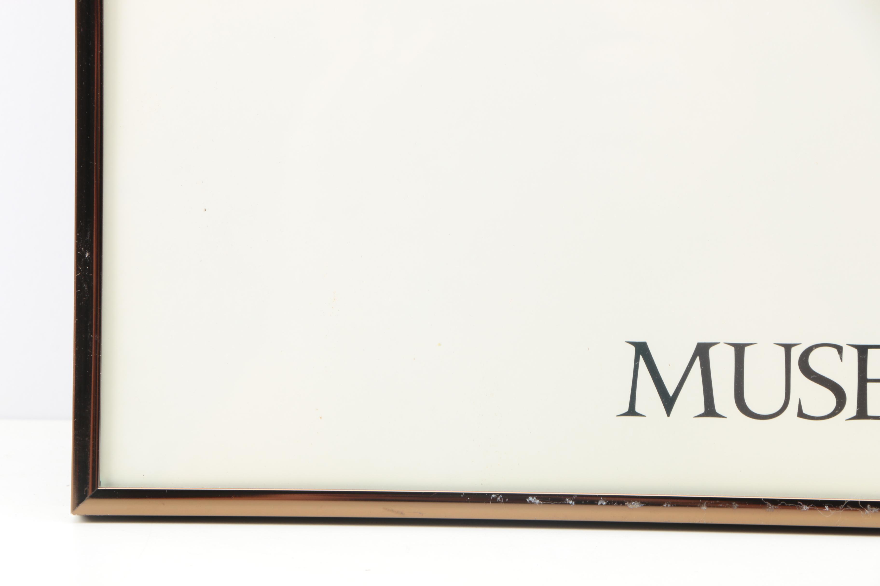 Rhode Island School of Design Museum of Art Poster Featuring "Antique Shoes" After Ira Garber