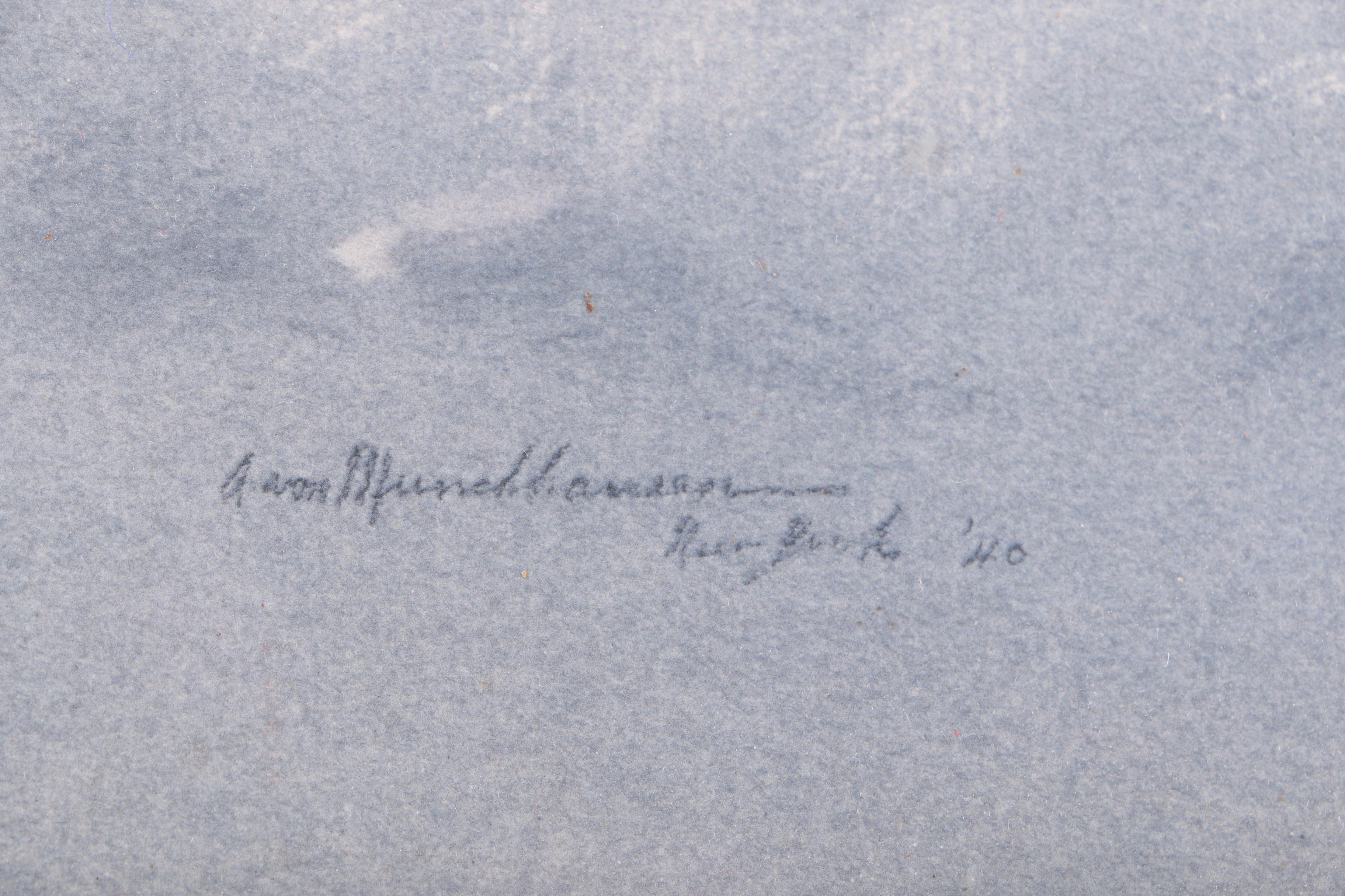 Framed Lithograph Print of Ballet Dancers