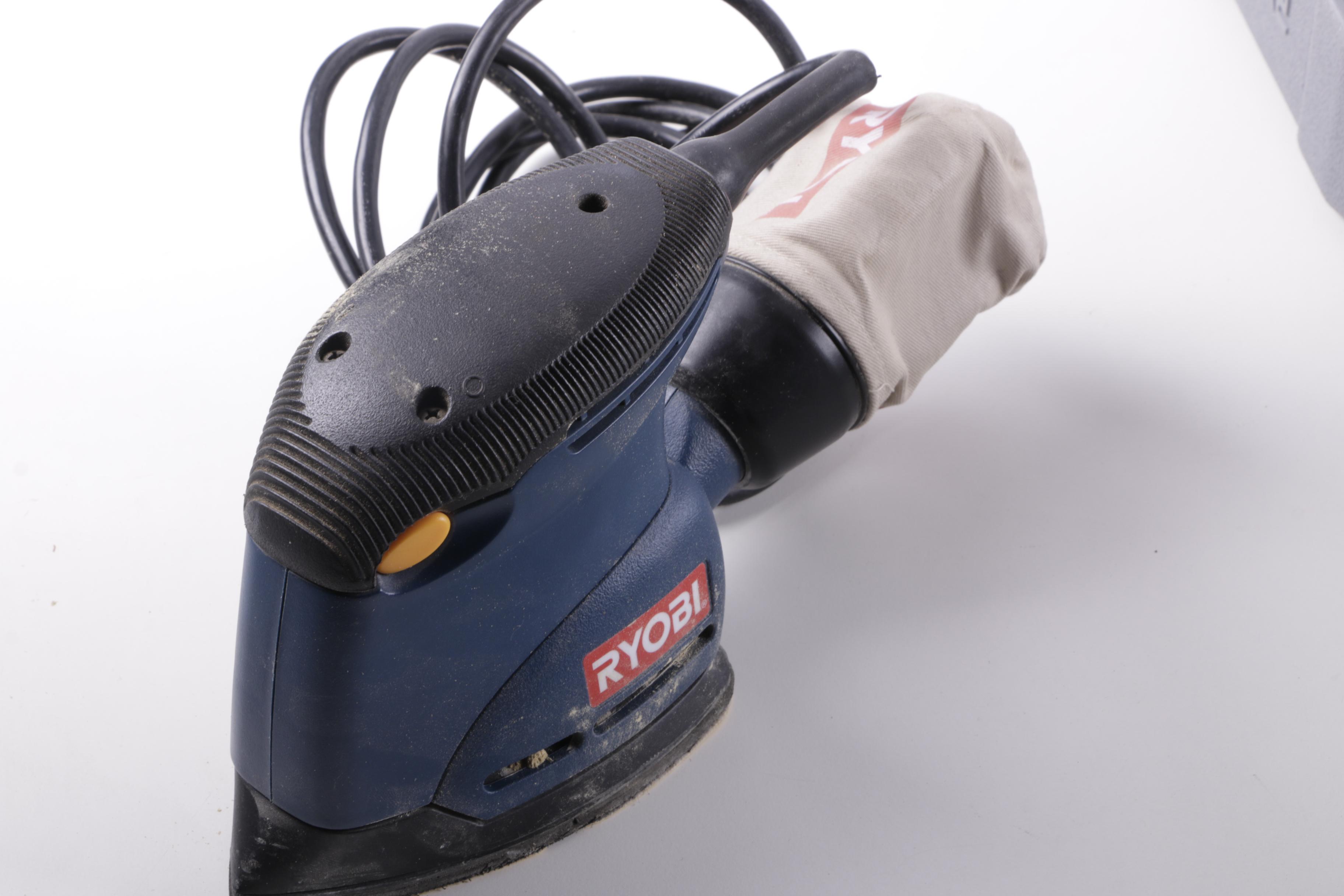 Ryobi Corner Sander, Chicago Electric Belt Sander and Wecheer Rotary Tool
