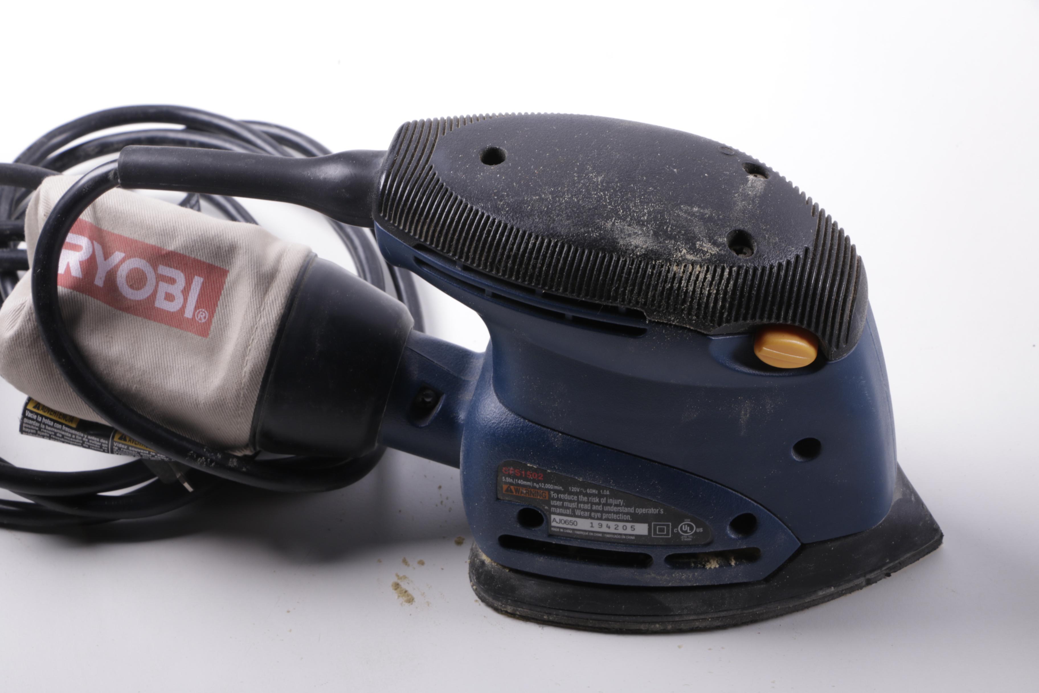 Ryobi Corner Sander, Chicago Electric Belt Sander and Wecheer Rotary Tool